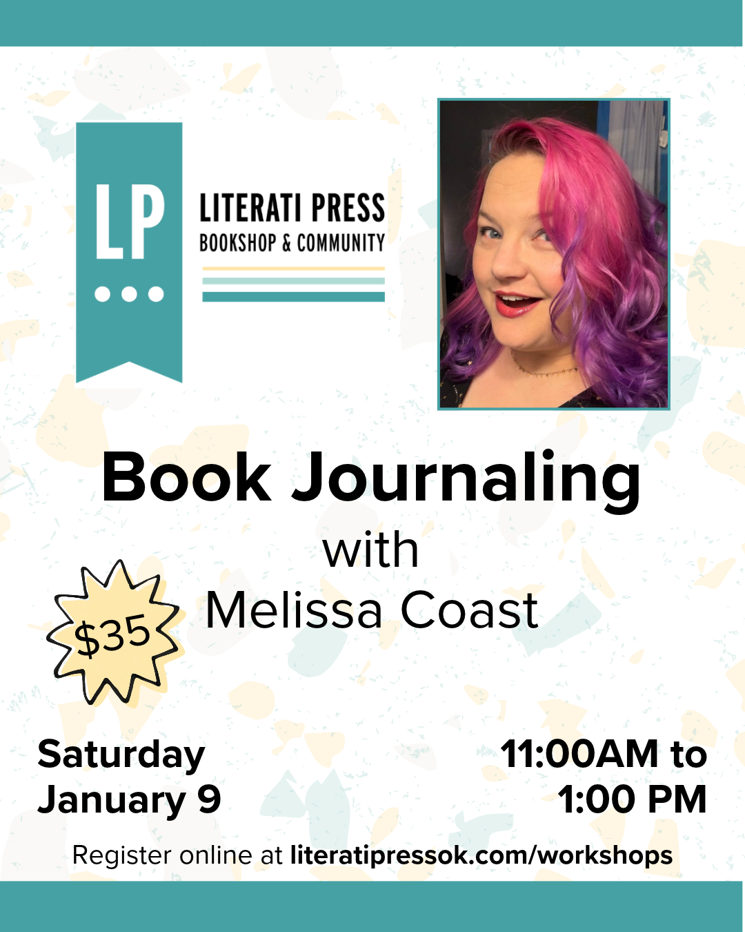 January 9, 2027 | Book Journaling Workshop