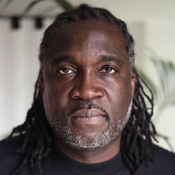 C.E.O. - Errol Donald is a London-based artist, curator, and creative health consultant. With experience across
the education, arts, private, and public sectors, he blends strategic insight with creative practice to
promote wellbeing, increased parti