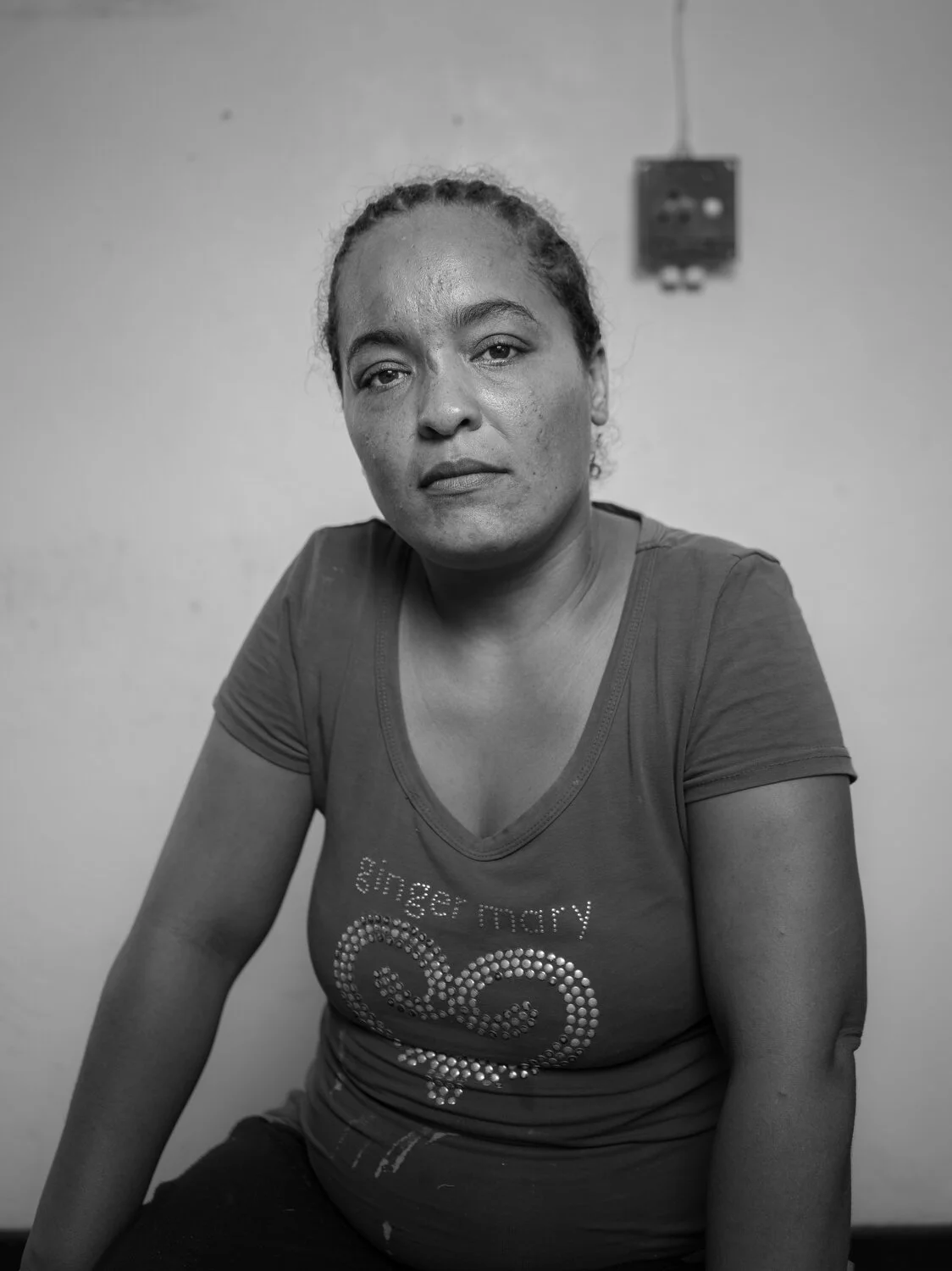  Khayelitsha, Cape Town, South Africa - 29/01/2019  A portrait of Tazm, who was raped three times in her life. When it happened the first time, she was just three years old. Several years ago, Tazm was raped at gunpoint by a group of gangsters in her