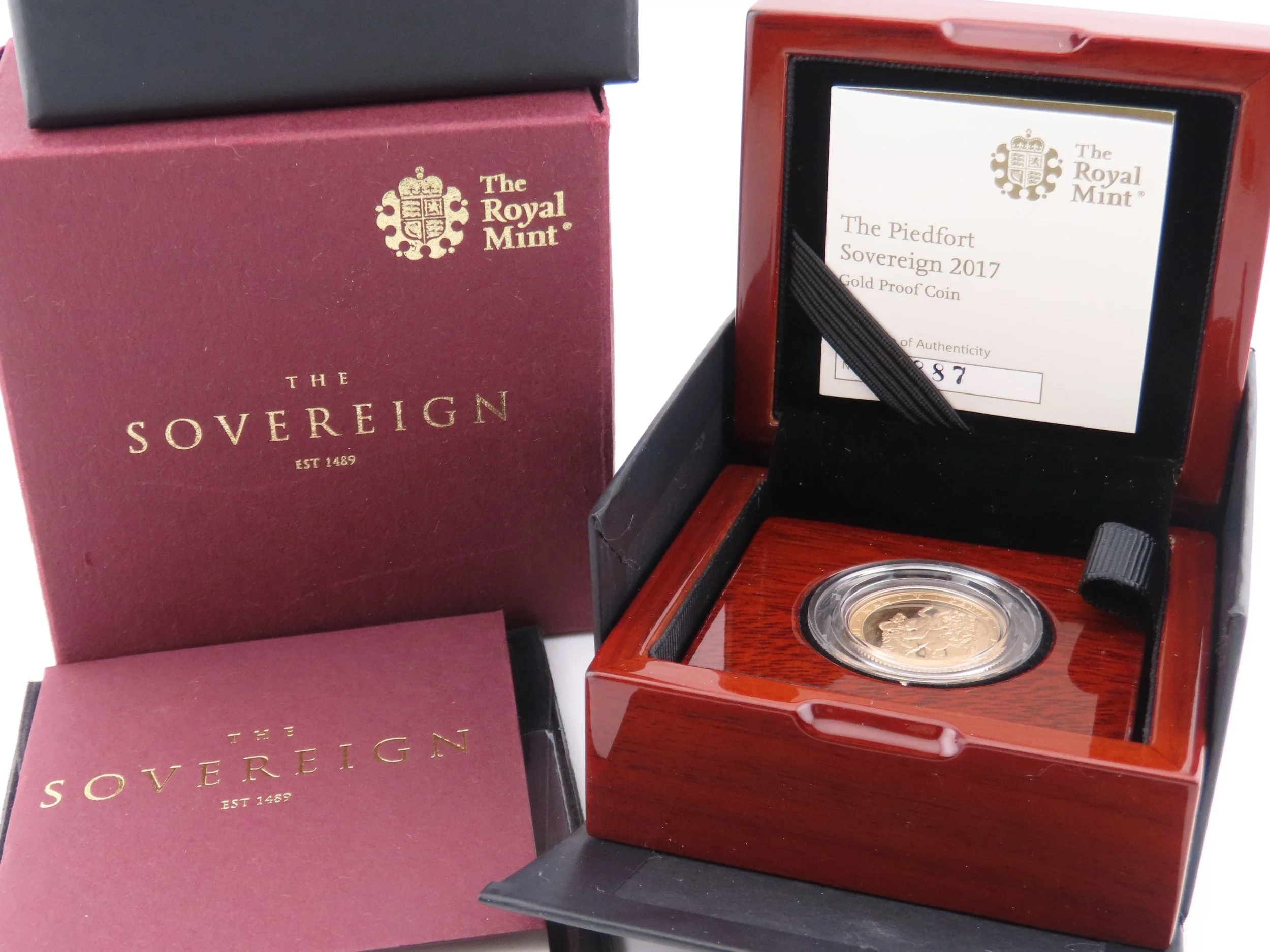 Fantastic collection of proof gold coins