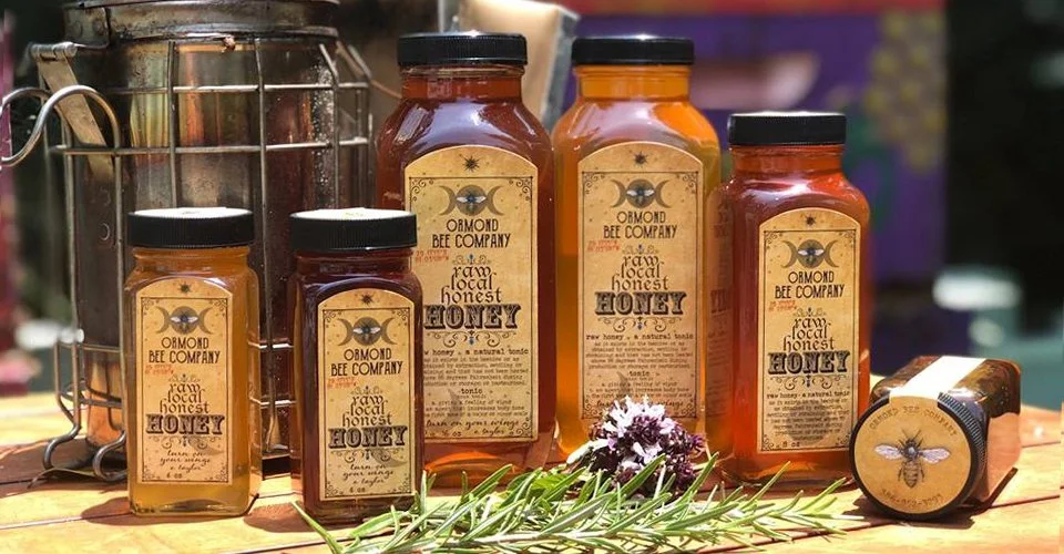 Ormond Bee Company Label Designs