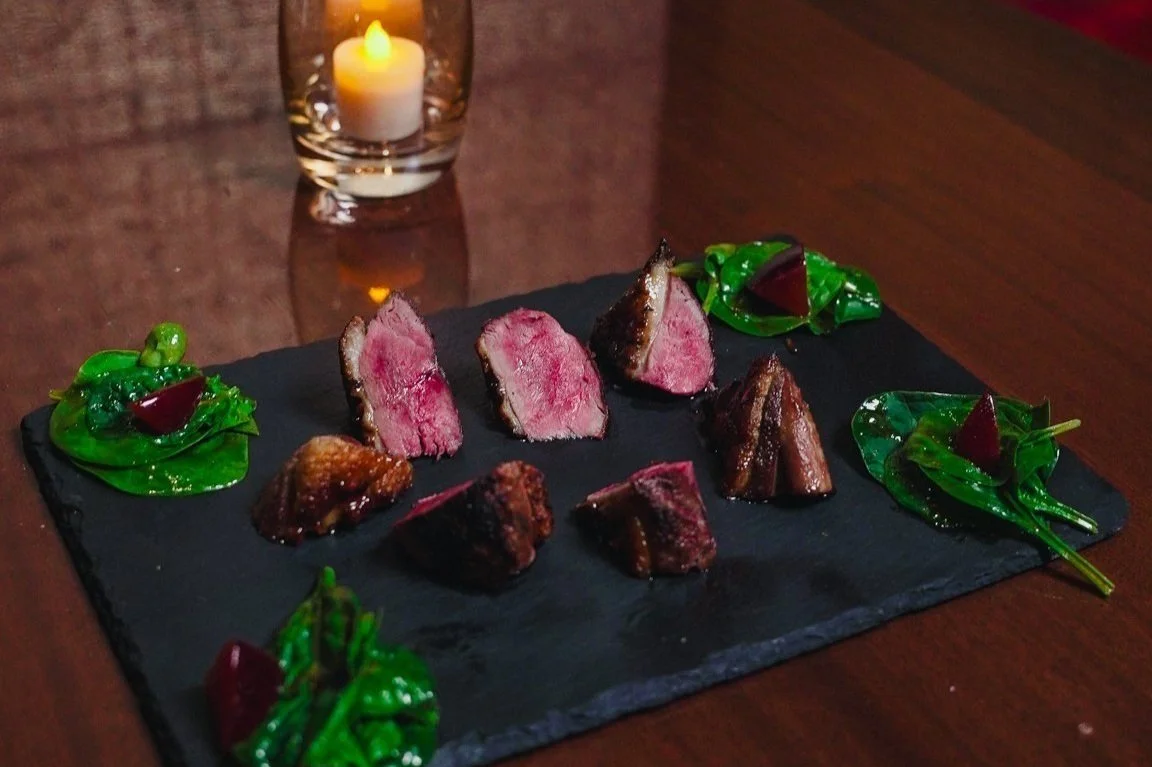 Mouth watering sushi and robata