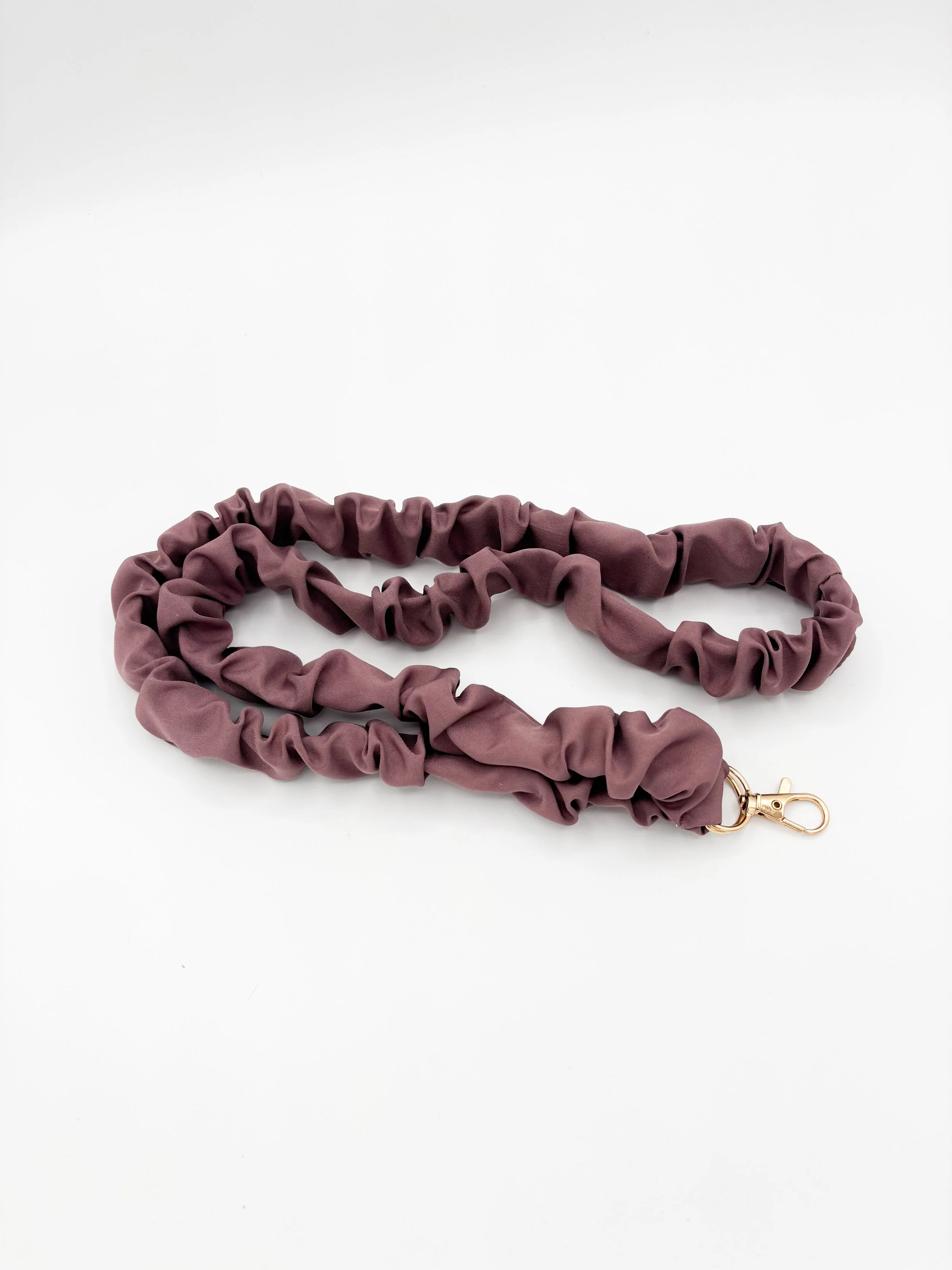 Purple Scrunchie Lanyard