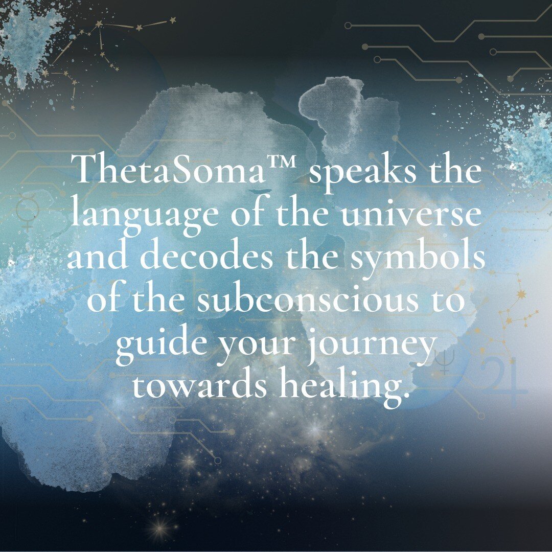 ThetaSoma&trade; Speaks the language of the Universe. ⭐

Healing doesn't happen in a singular way. There is not one plant medicine journey, or therapy session, that is going to &quot;heal you&quot;. Healing is a journey. A mystical hero's journey. 

