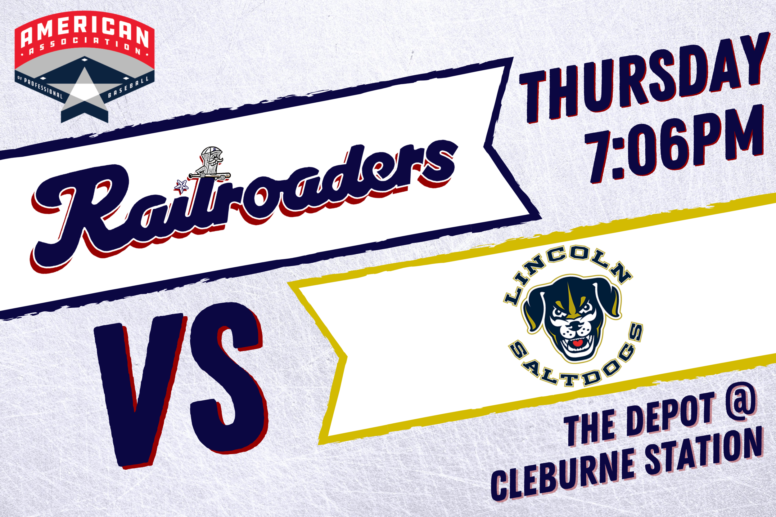 Cleburne railroaders vs. Lincoln saltdogs 