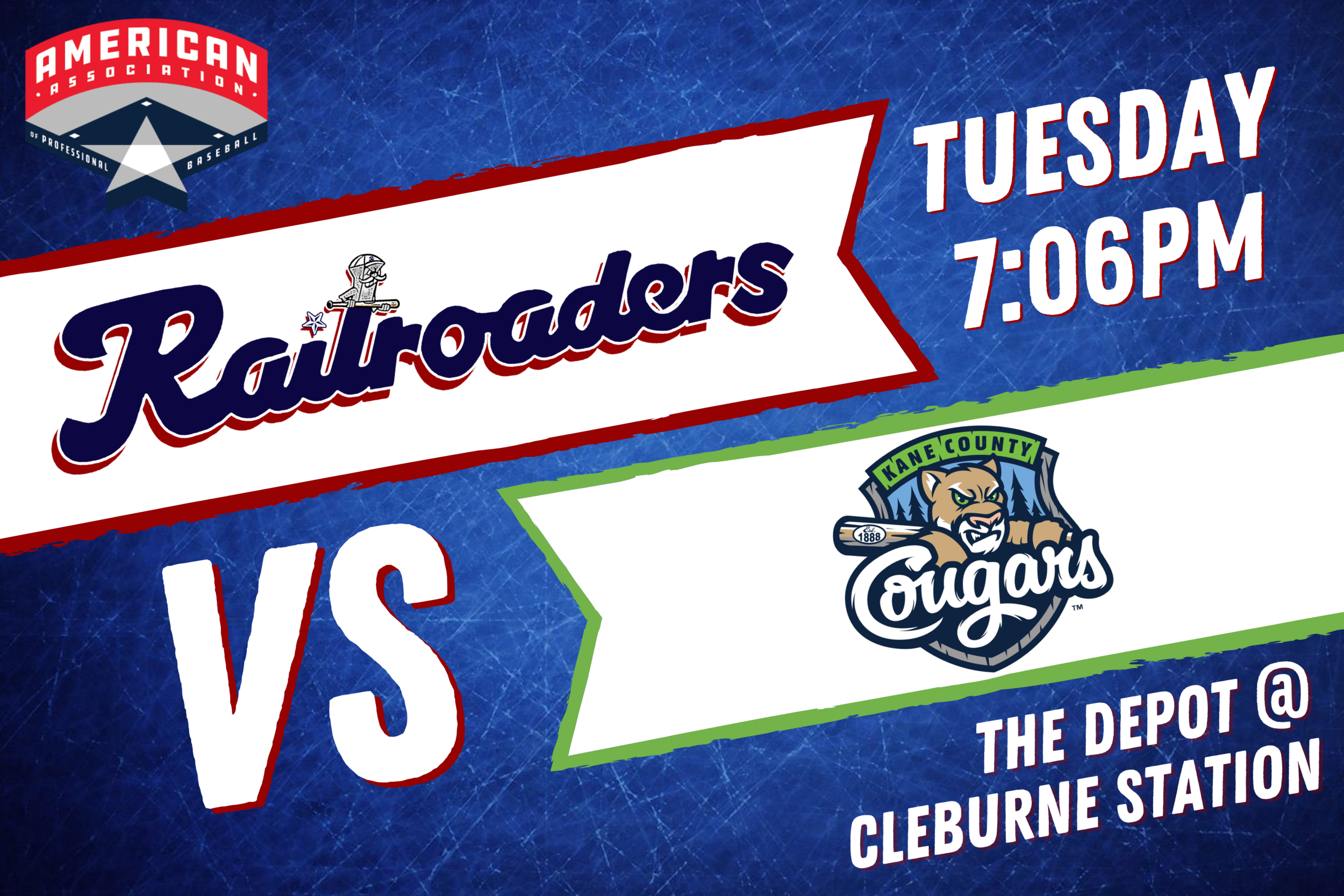 Cleburne Railroaders VS. Kane county cougars