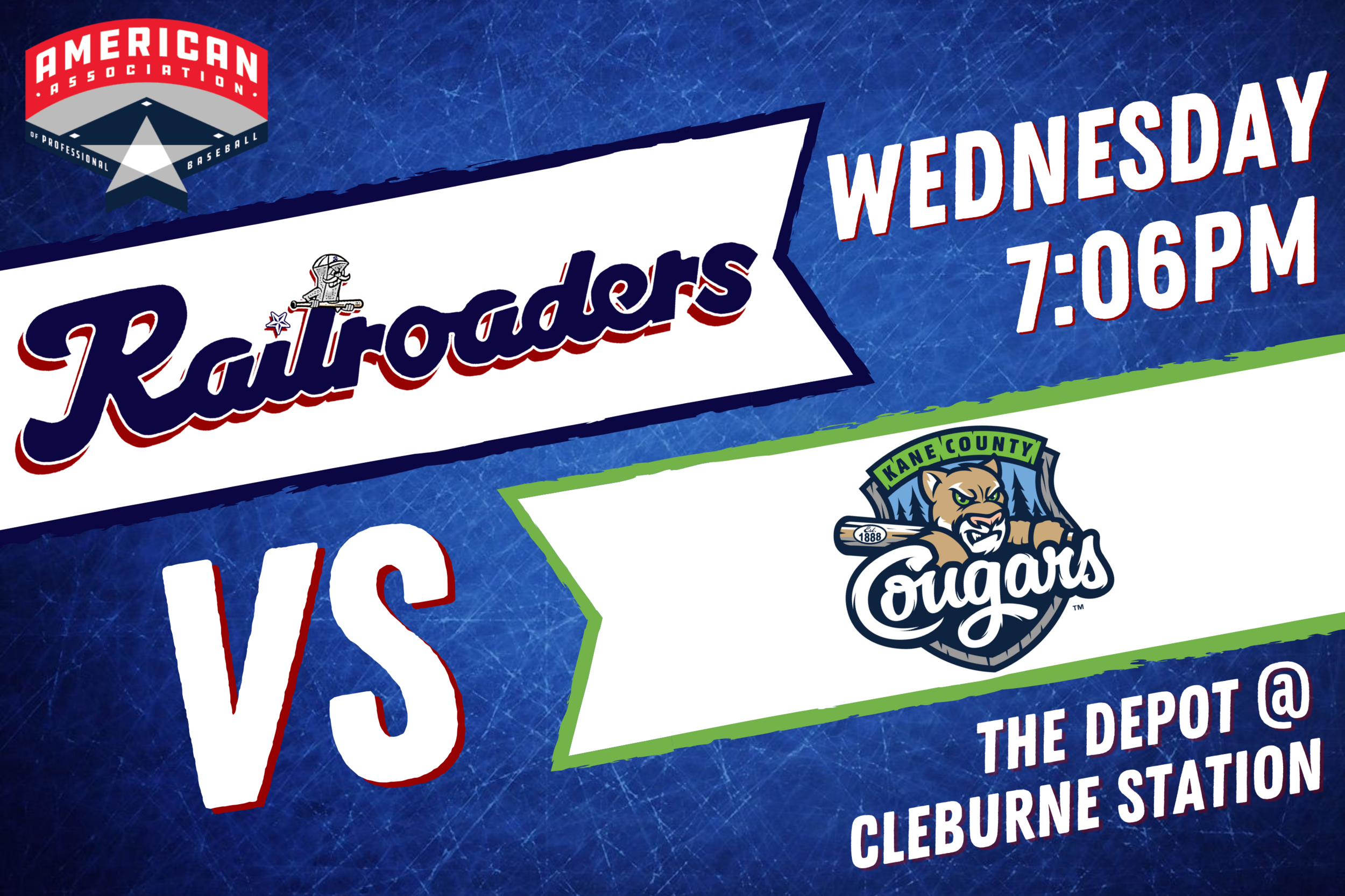 Cleburne Railroaders VS. Kane county cougars