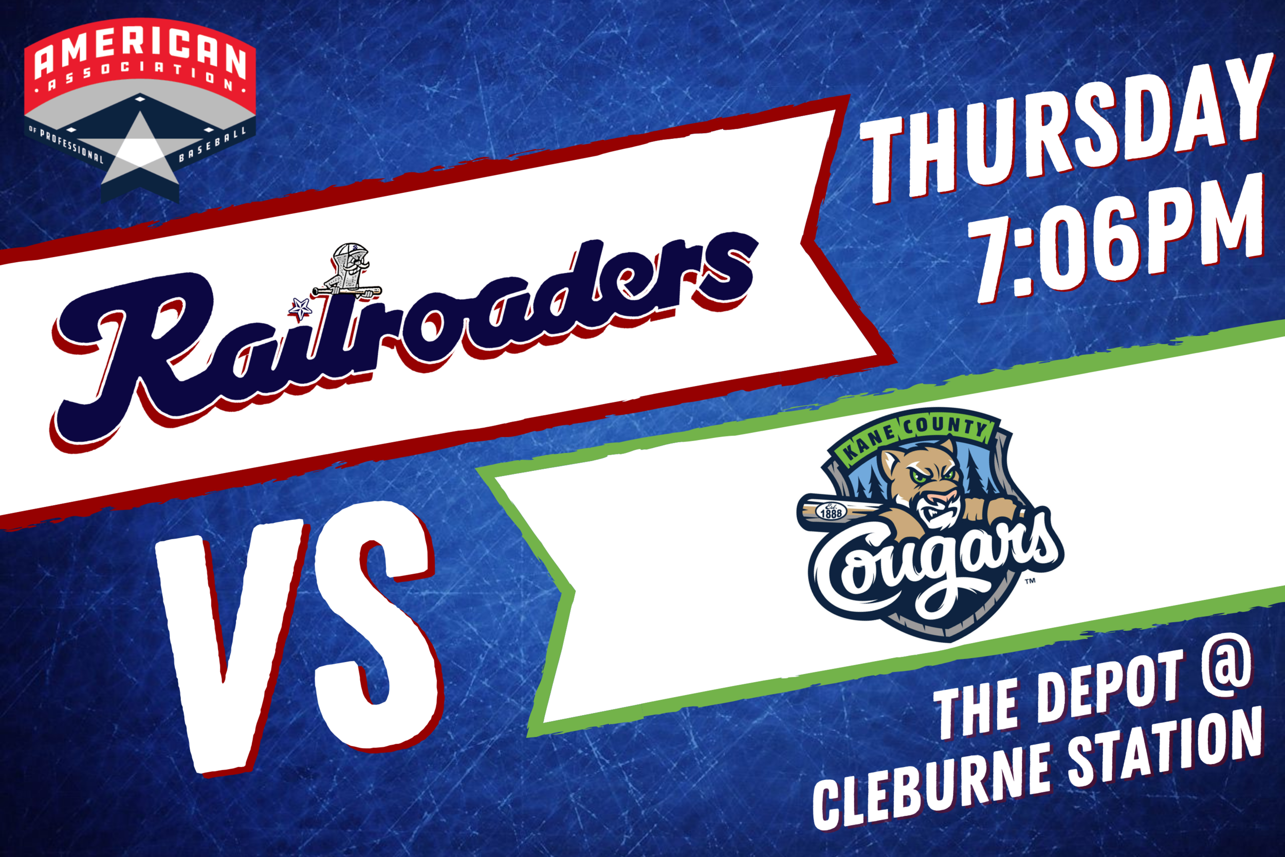 Cleburne Railroaders VS. Kane county cougars