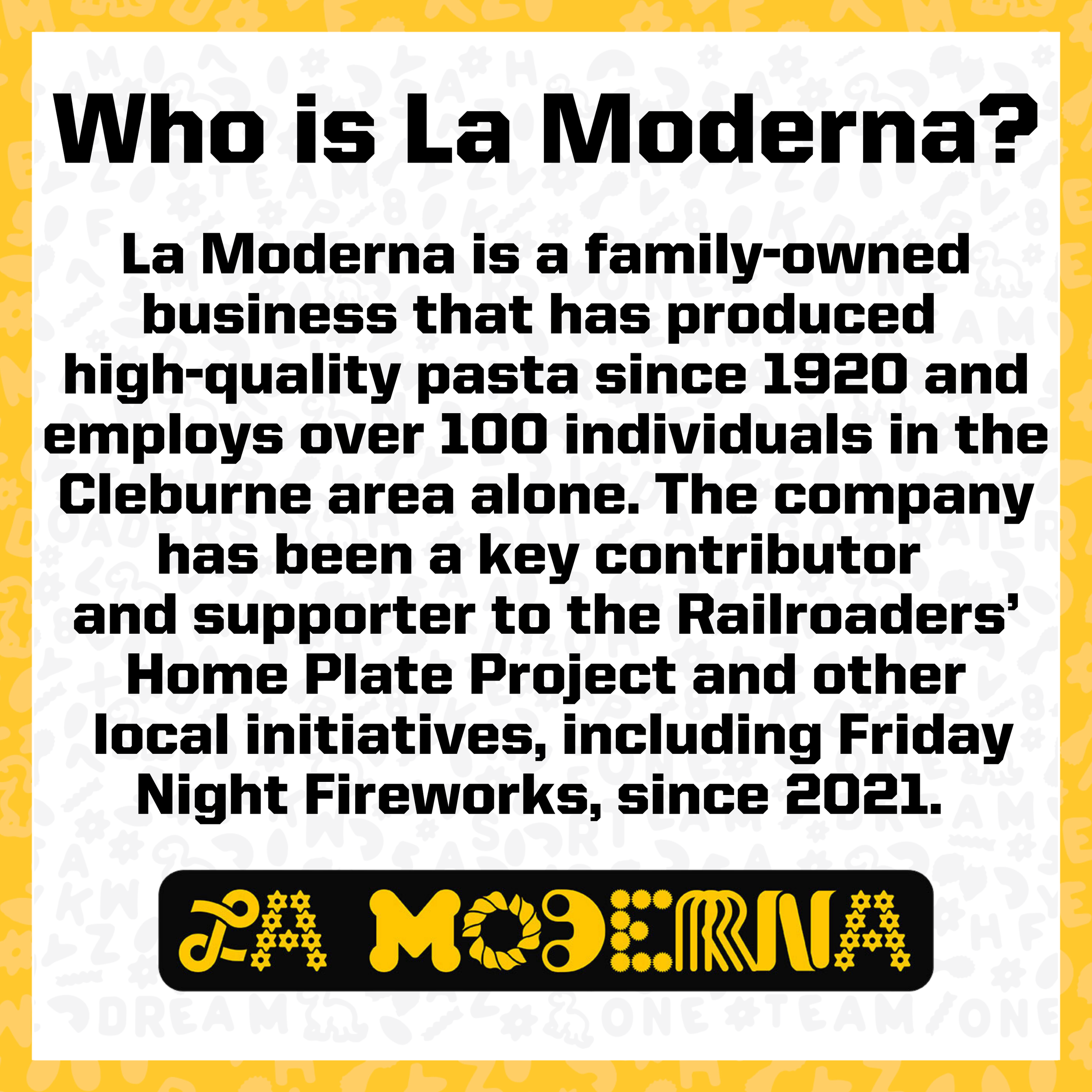 The Pasta Bowl — Cleburne Railroaders