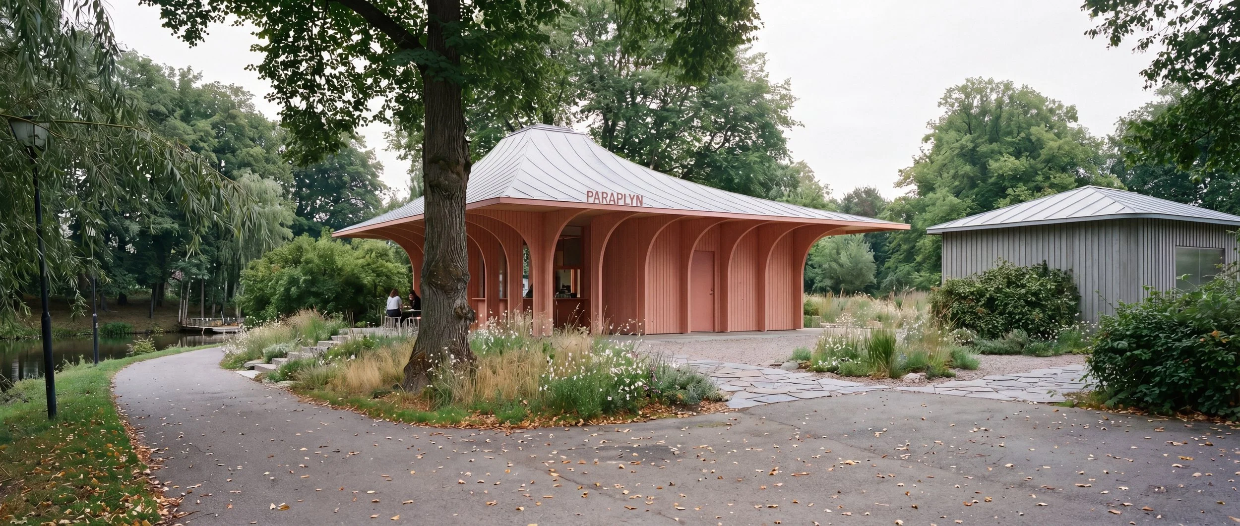 Paraplyn café pavilion in Örebro Stadspark, winning proposal by Ateljé Atashgard for Sveriges Arkitekter competition..jpg