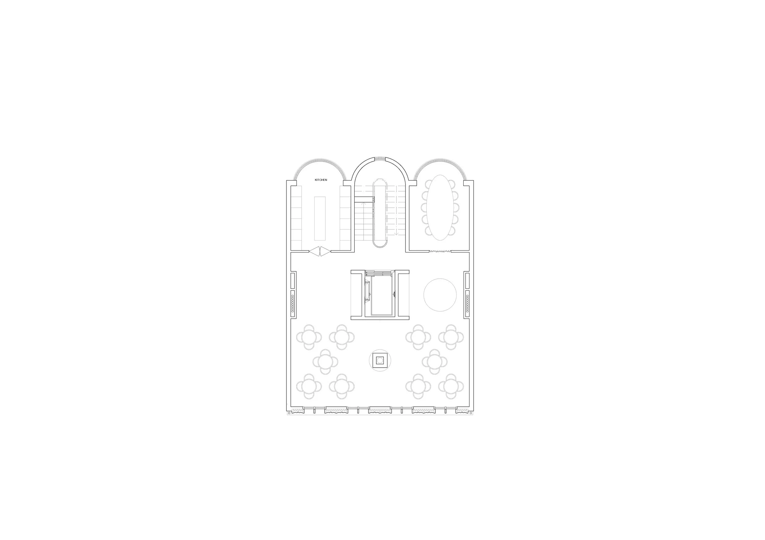 Floor plan - Restaurant 
