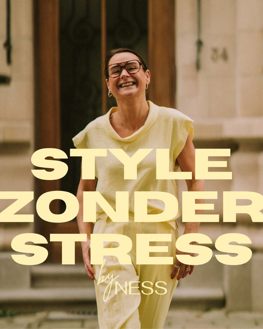 Style zonder stress.
Nieuwe focus. Nieuwe energie. Dezelfde NESS energie.

BY NESS is er voor vrouwen die er goed willen uitzien zonder stress. Vanaf nu vertaalt diezelfde visie zich ook naar content, online zichtbaarheid en personal branding.

BY NE