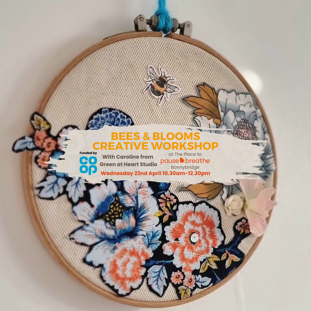 Bees and Blooms: A FREE Mixed Media Recycled Textile Workshop- Bonnybridge
