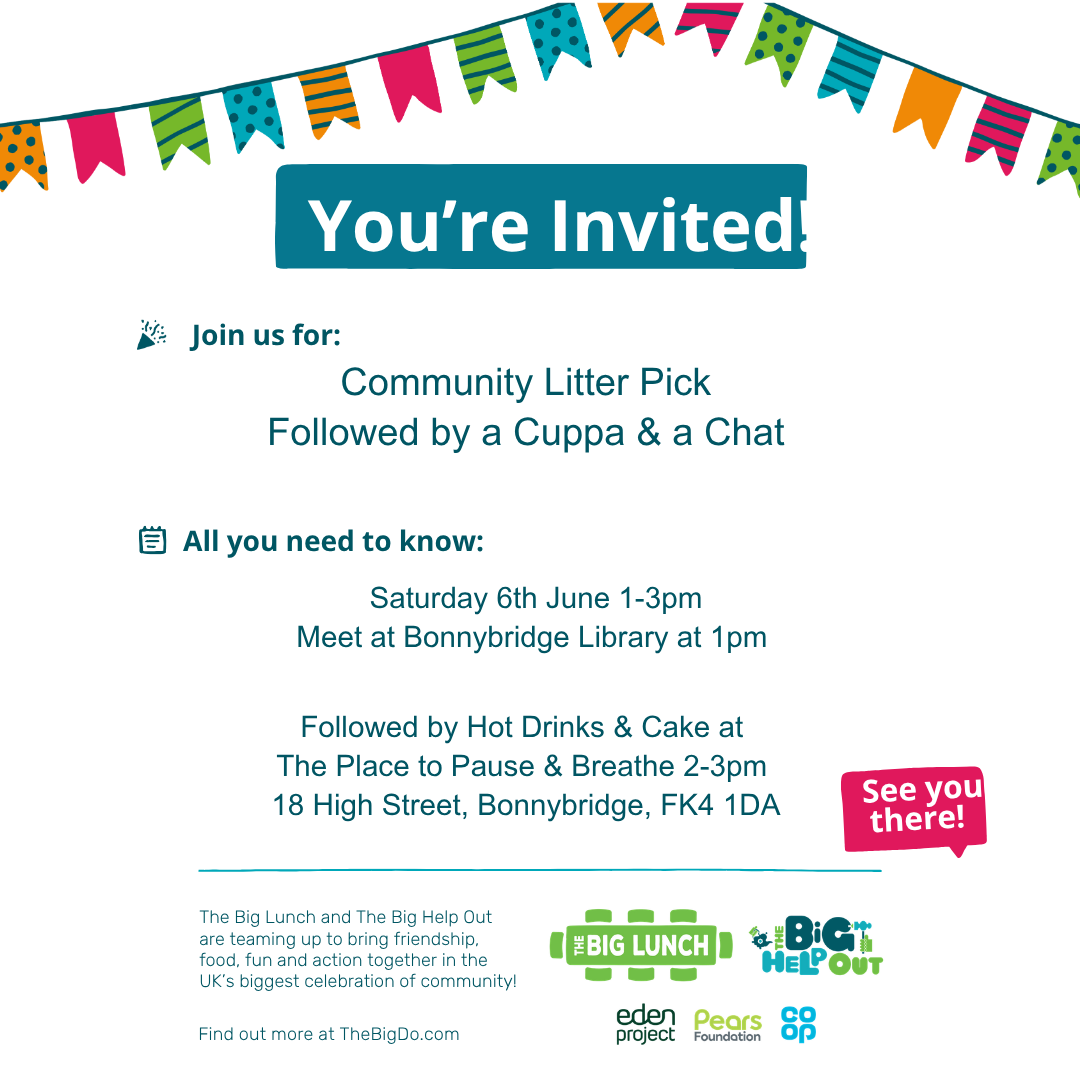 Community Litter Pick & Coffee Afternoon - Bonnybridge