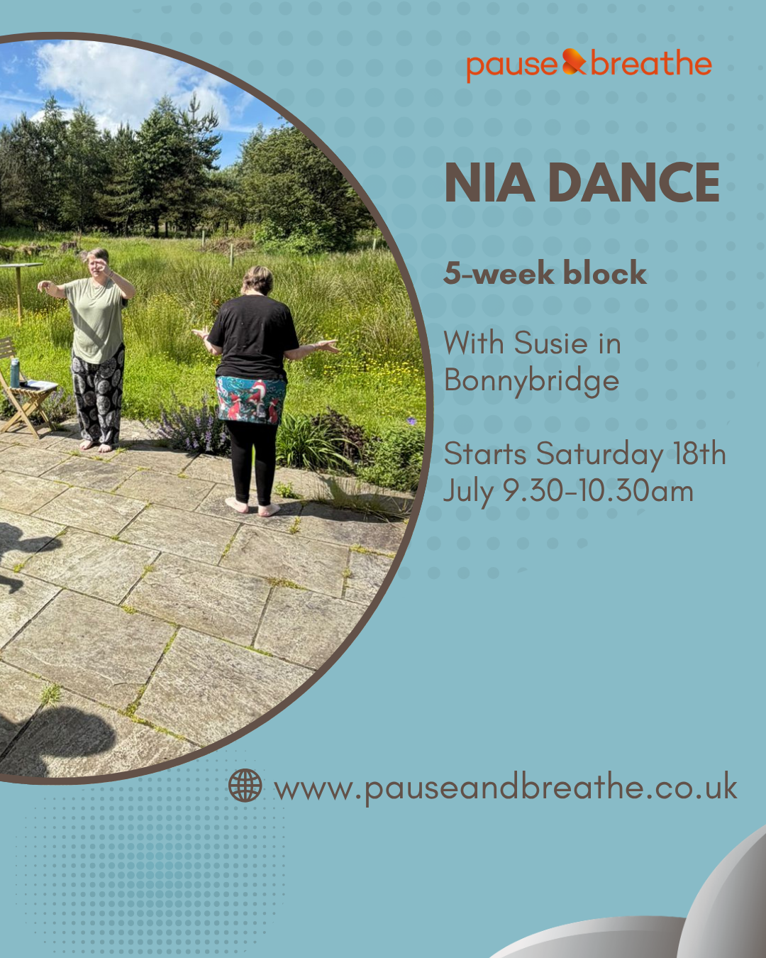 Nia Dance - 5-Week Block - Saturday Morning - Bonnybridge