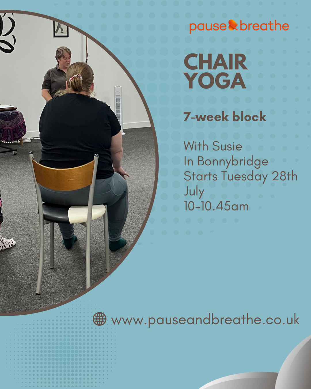 Chair Yoga - 7-Week Block - Tuesday Morning - Bonnybridge