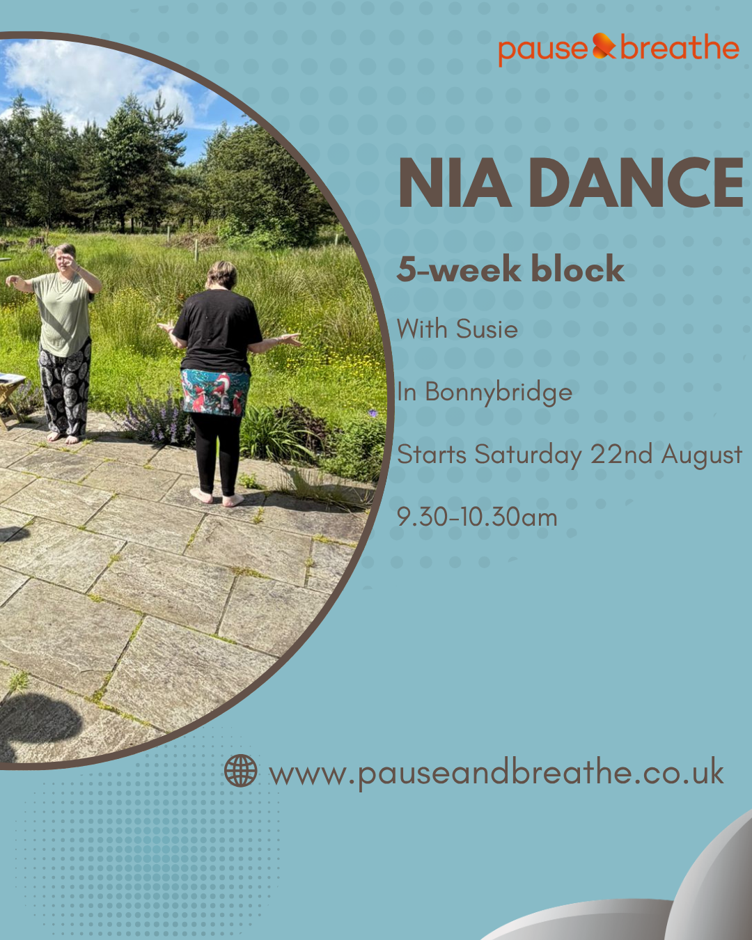 Nia Dance - 5-Week Block - Saturday Morning - Bonnybridge