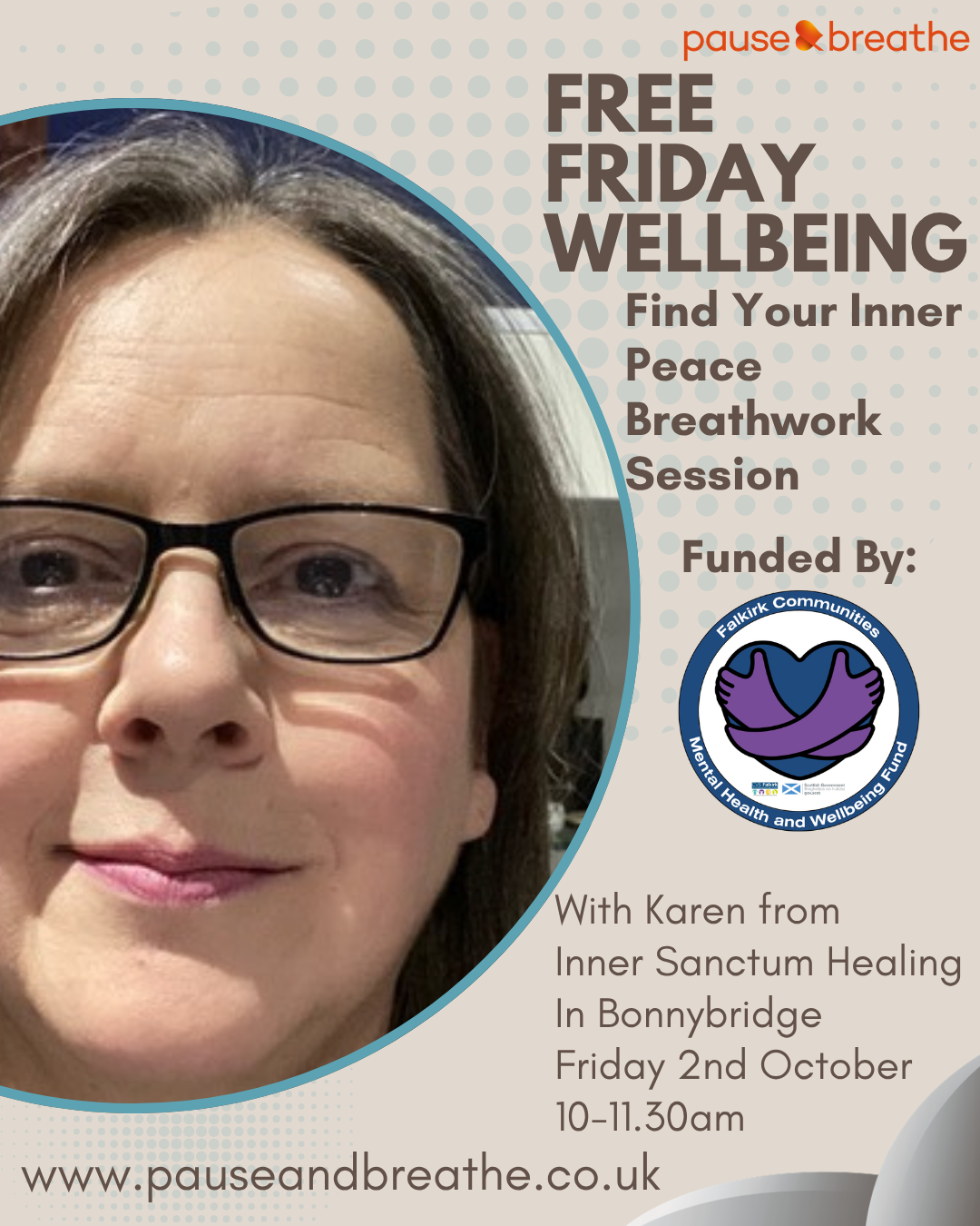 Find Your Inner Peace Breathwork Session - Free Friday Wellbeing
