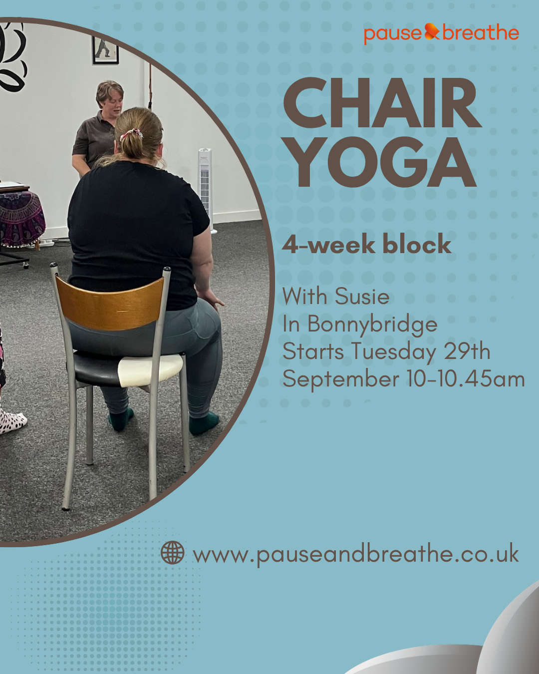 Chair Yoga - 4-Week Block - Tuesday Morning - Bonnybridge