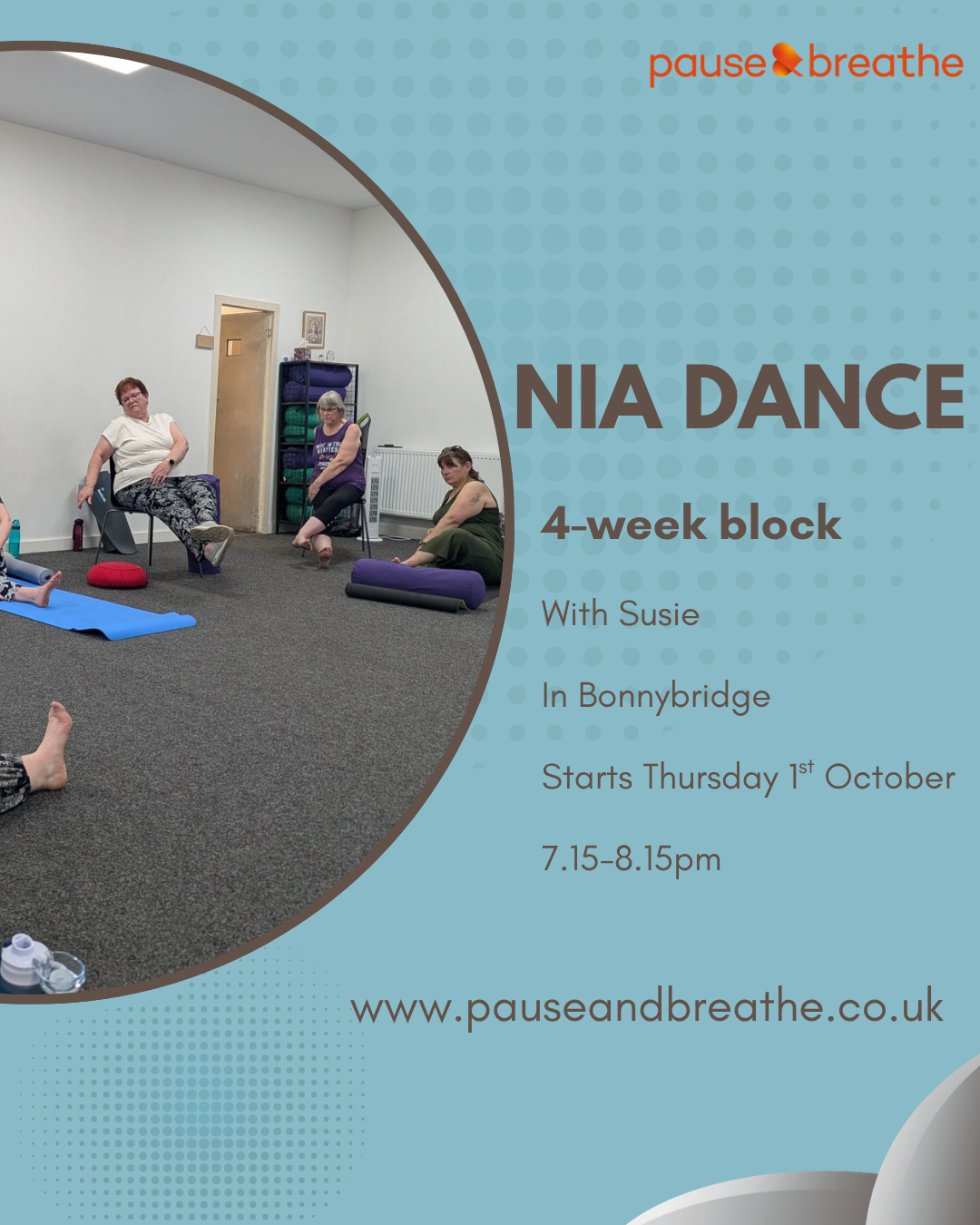 Nia Dance - 4-Week Block - Thursday Night - Bonnybridge