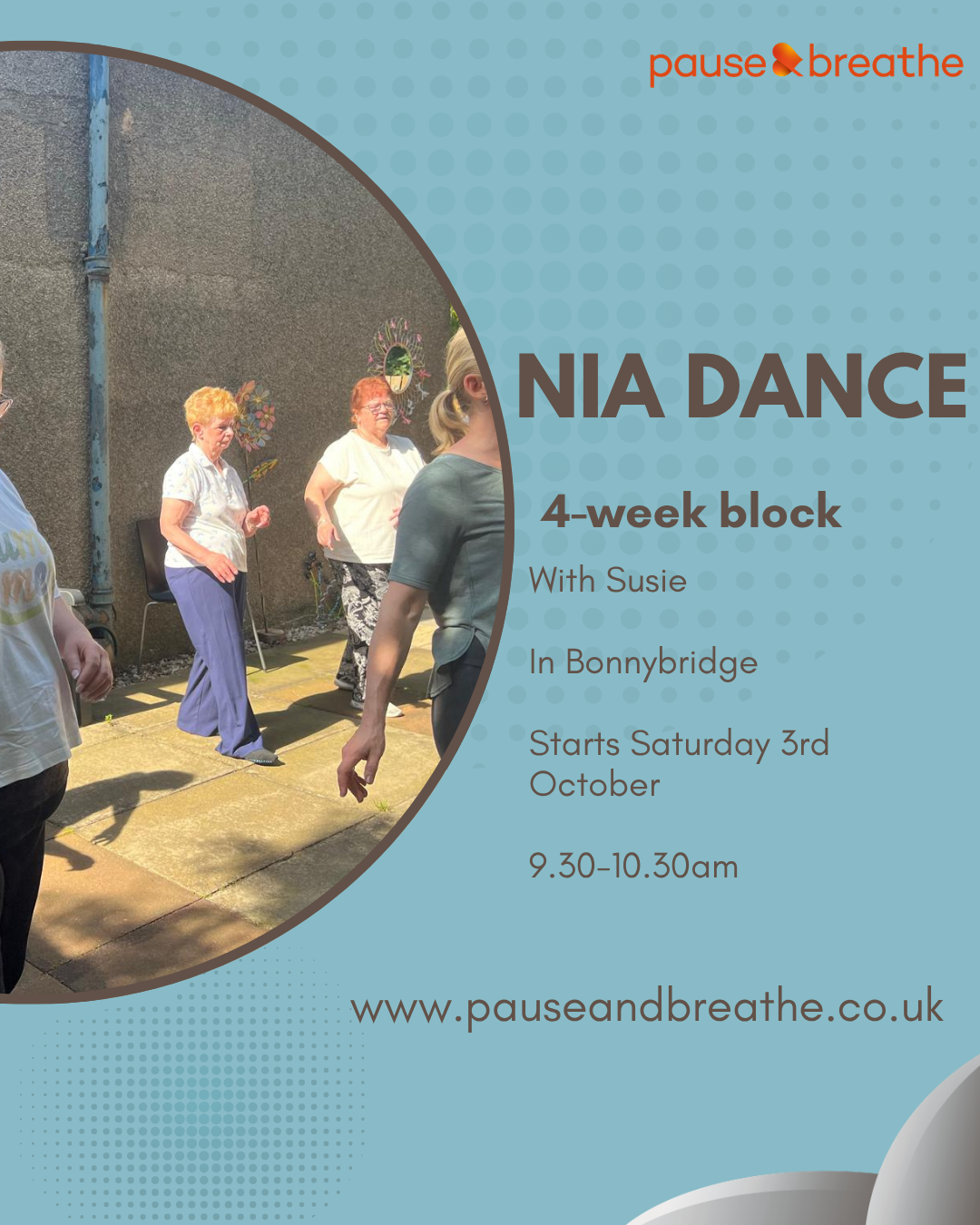 Nia Dance - 4-Week Block - Saturday Morning - Bonnybridge