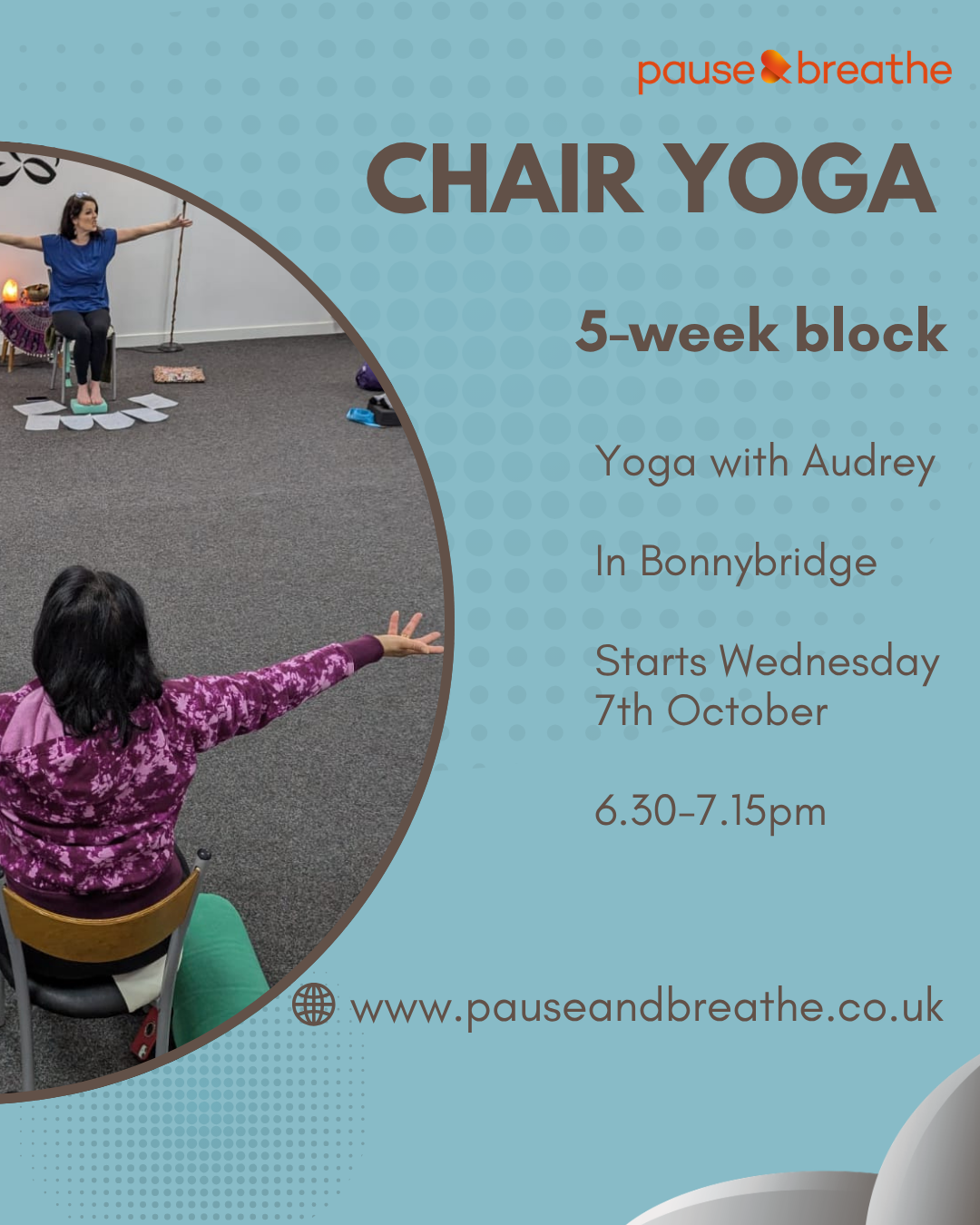 Chair Yoga - Wednesday Night - 5-Week Block - Bonnybridge