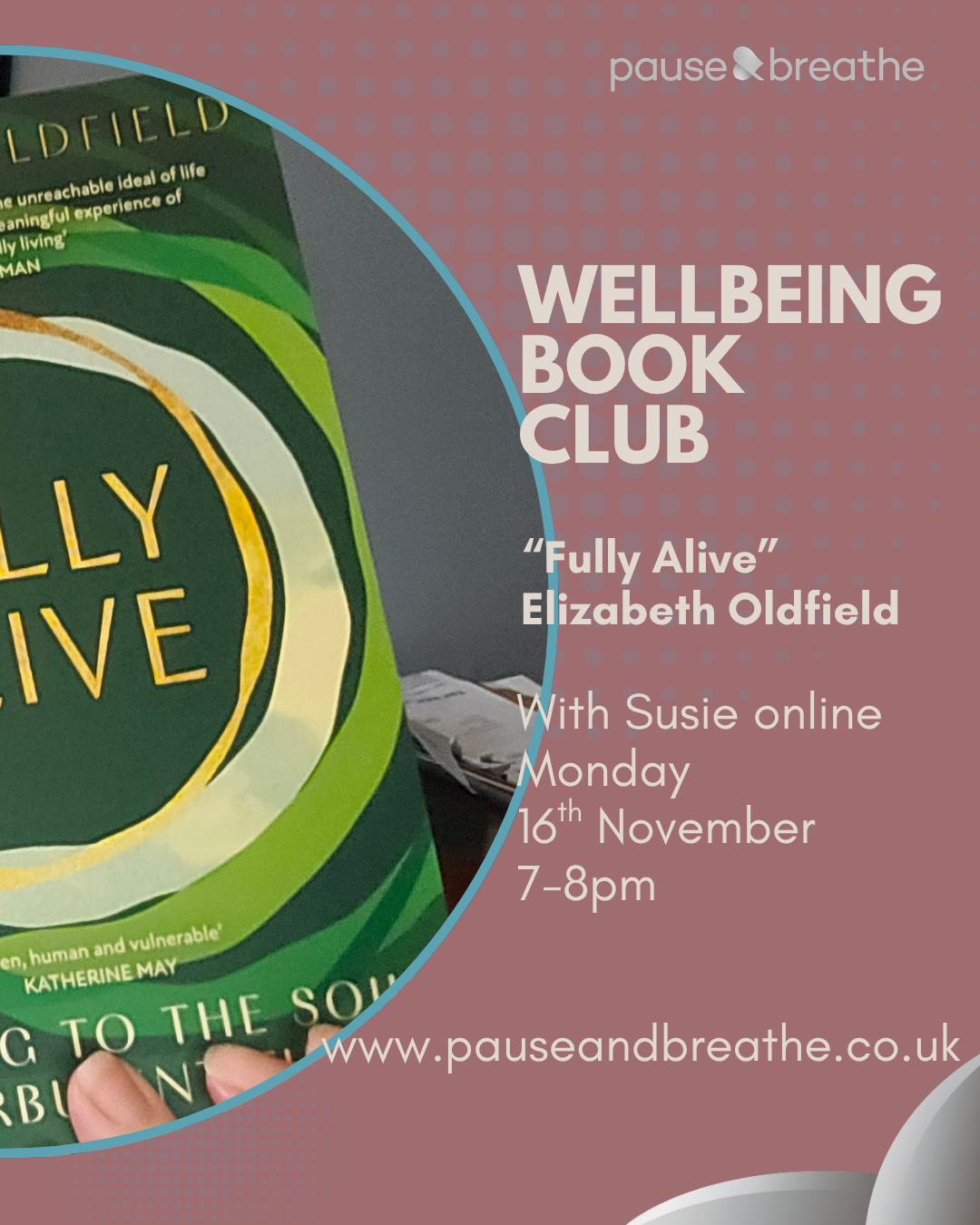 Wellbeing Book Club: Online