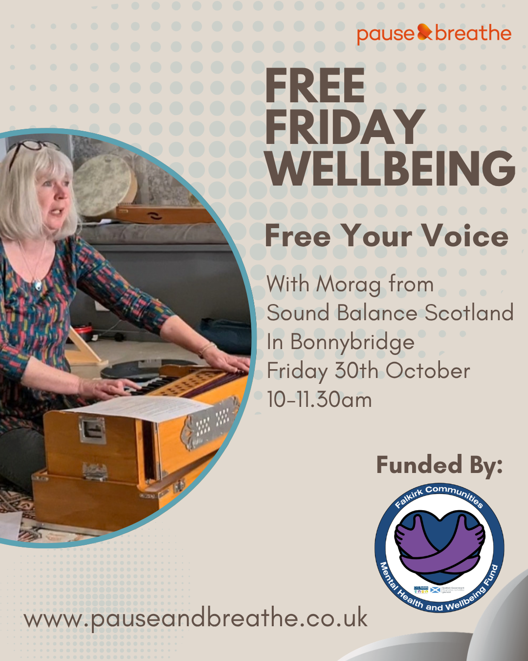 Free Your Voice: Free Friday Wellbeing - Bonnybridge