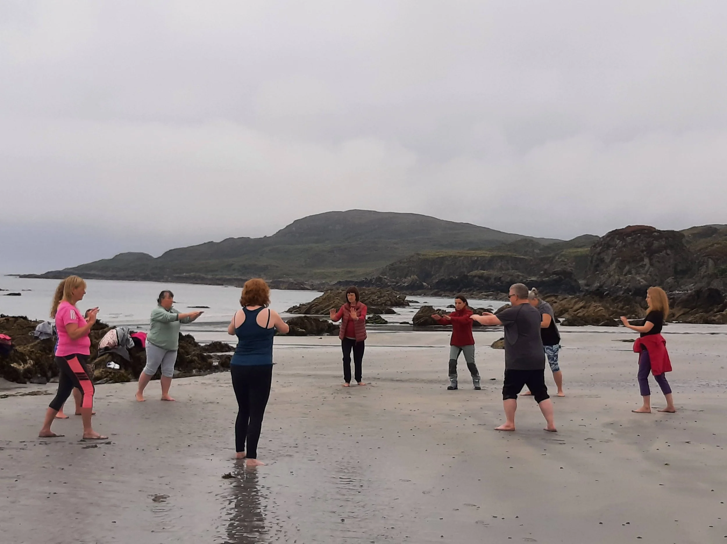 Isle of Mull Retreats: Qi Gong on the Beach