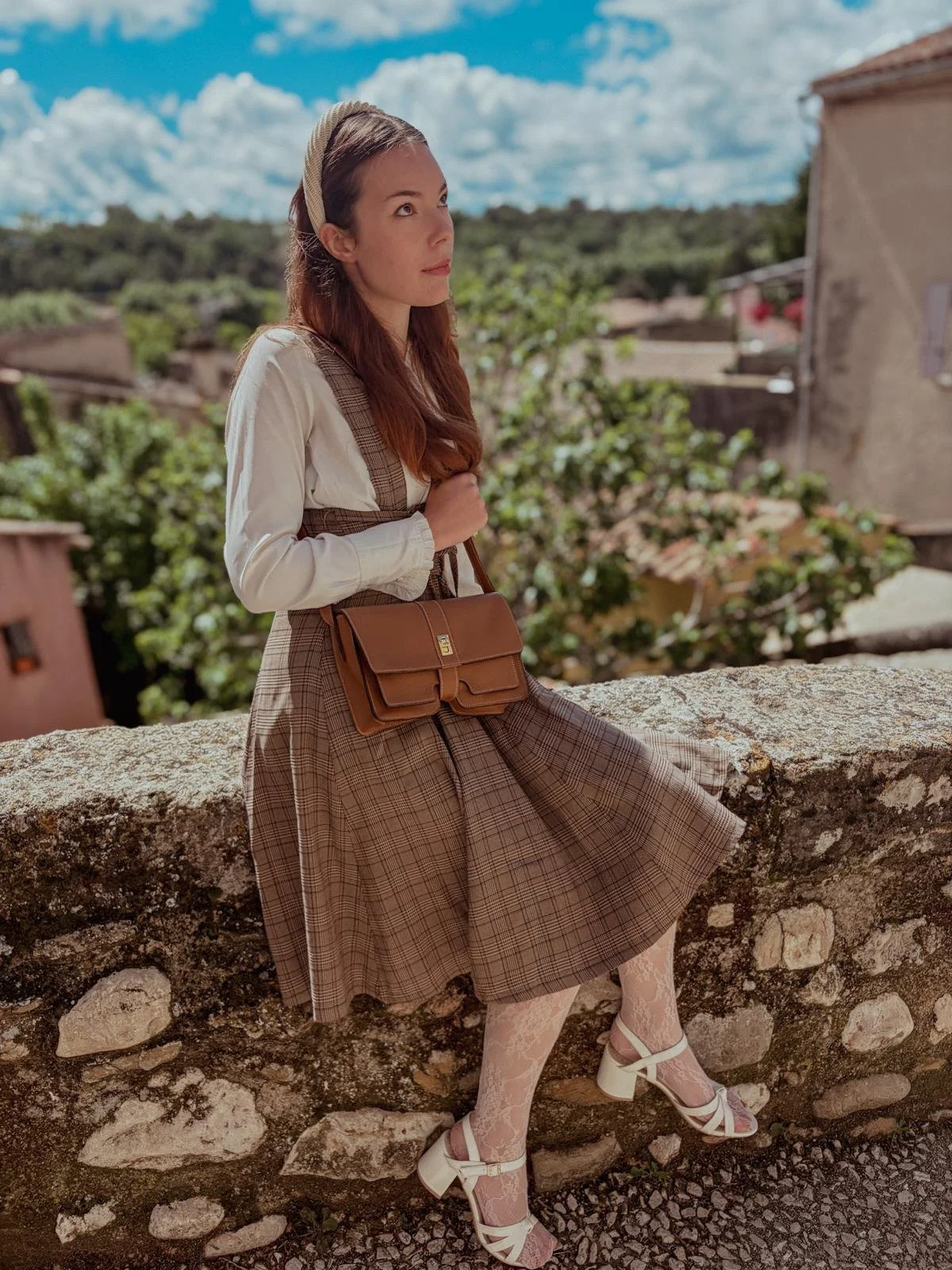 Sac francais en cuir marron