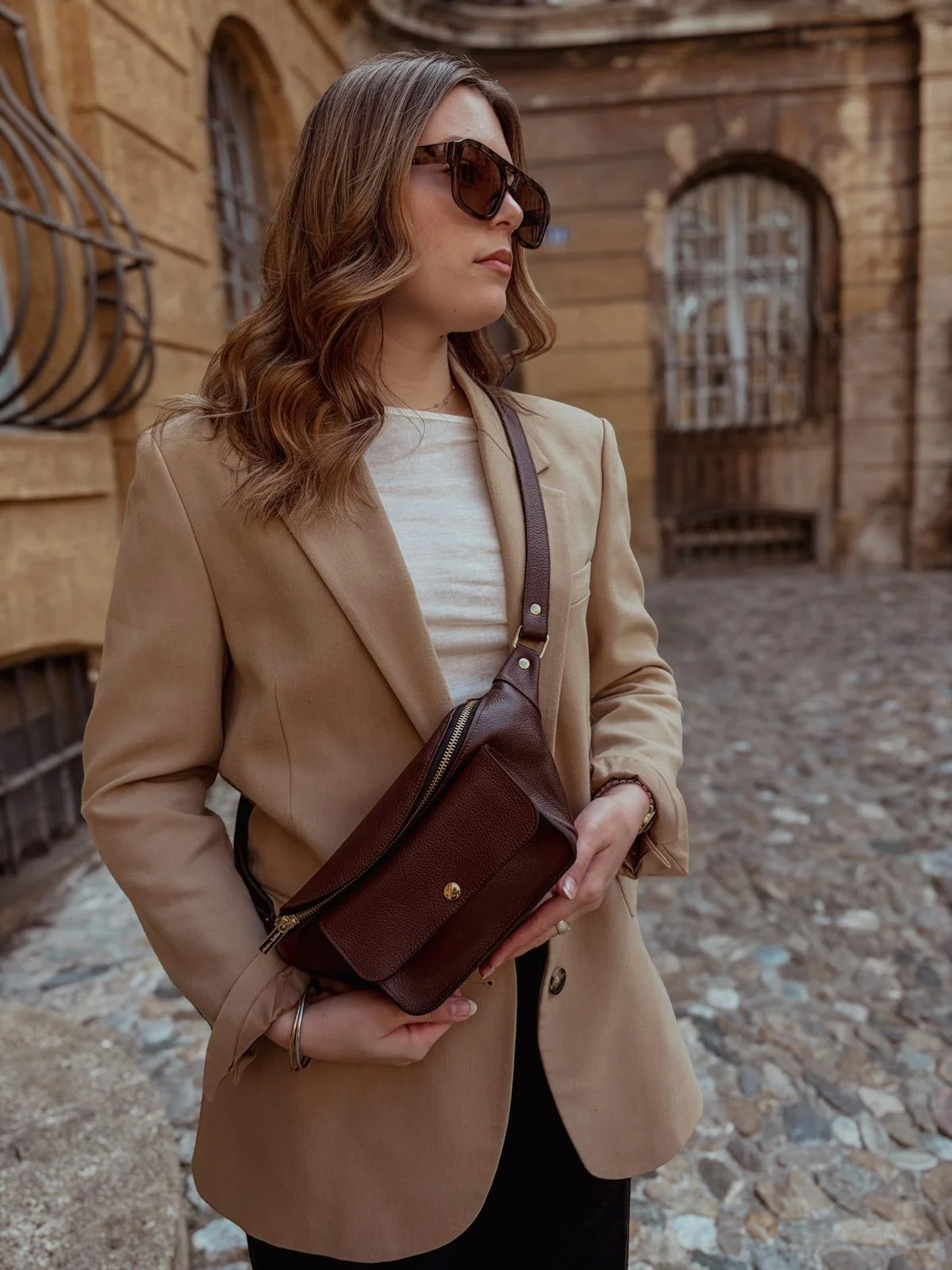 sac banane marron chocolat