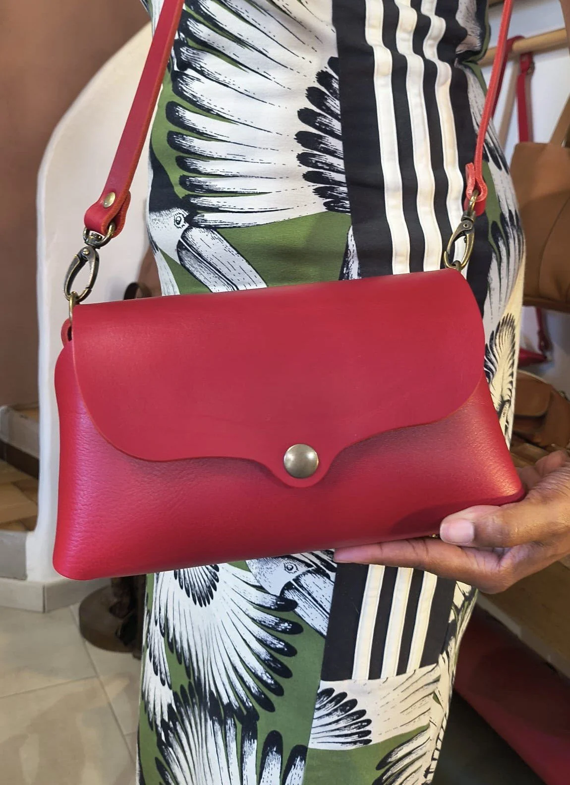 Sac Candice Rouge
