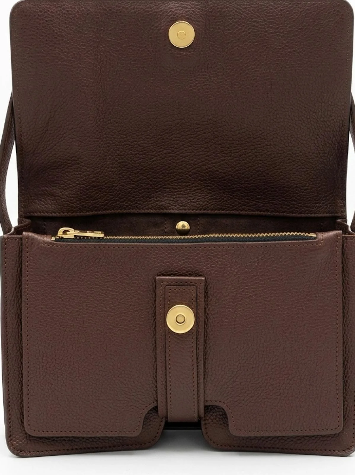 sac en cuir chocolat
