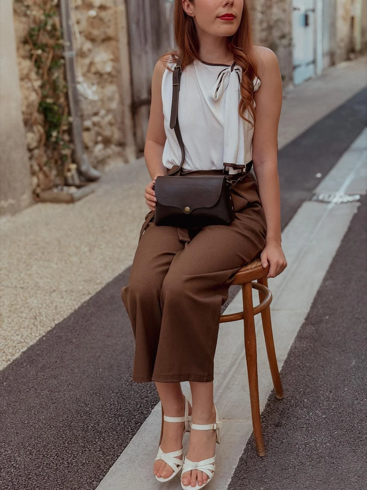 Sac en cuir noir