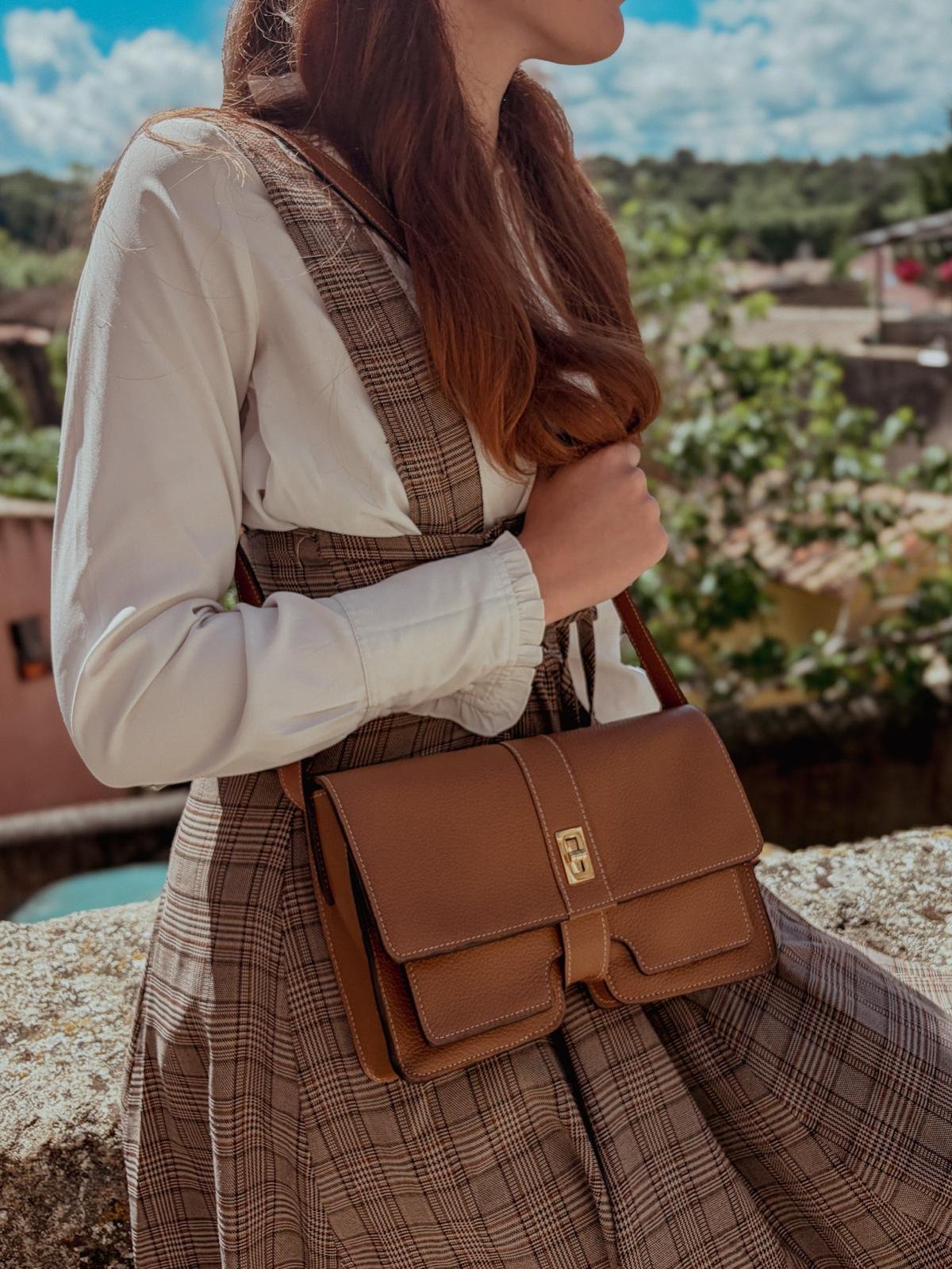 Sac en Cuir Marron - Justine