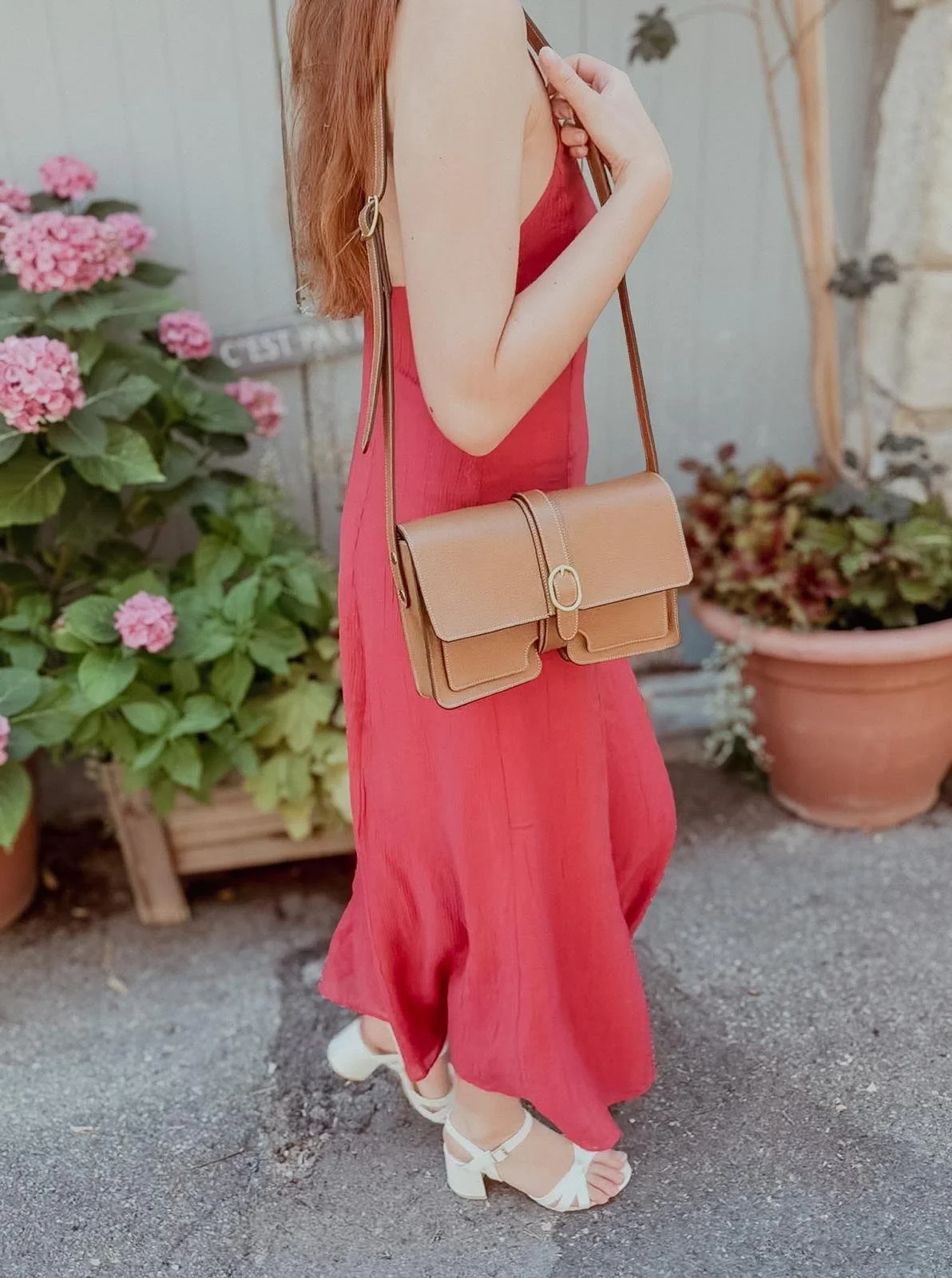 Sac en cuir marron