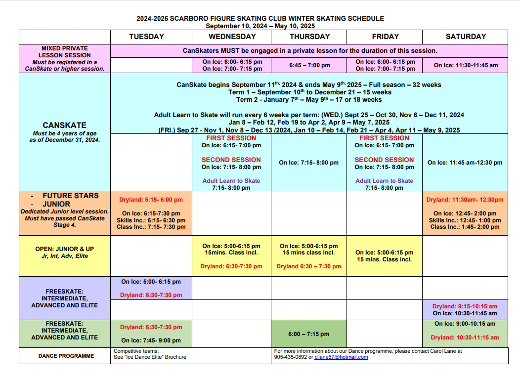 Fall/Winter Program 2023/24 SFSC
