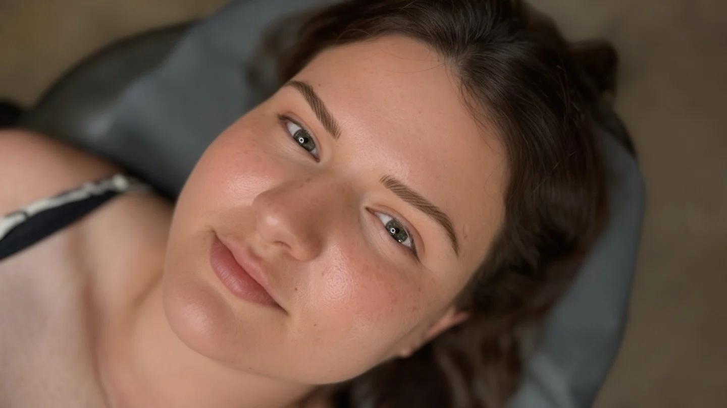 Swipe to see what faded PMU can look like after almoat 8 years. 

My Alaskan bestie was one of my first microblading models when I got started. She flew home and never had a touchup. When she came into to visit last, I swapped her over to nano brows 