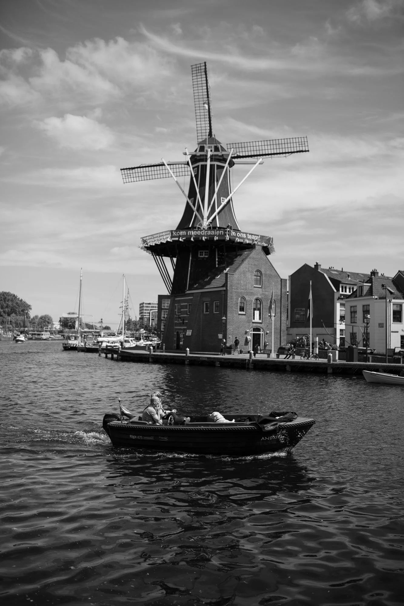 Molen de adriaan windmill haarlem