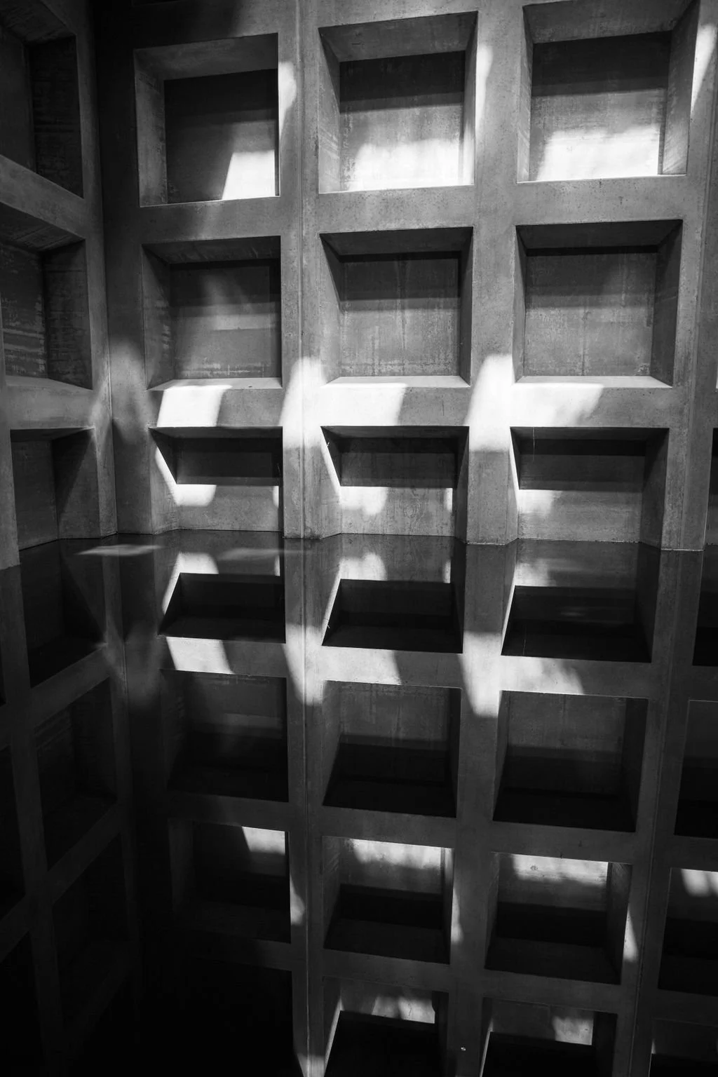 Oil reflection exhibit at MONA hobart