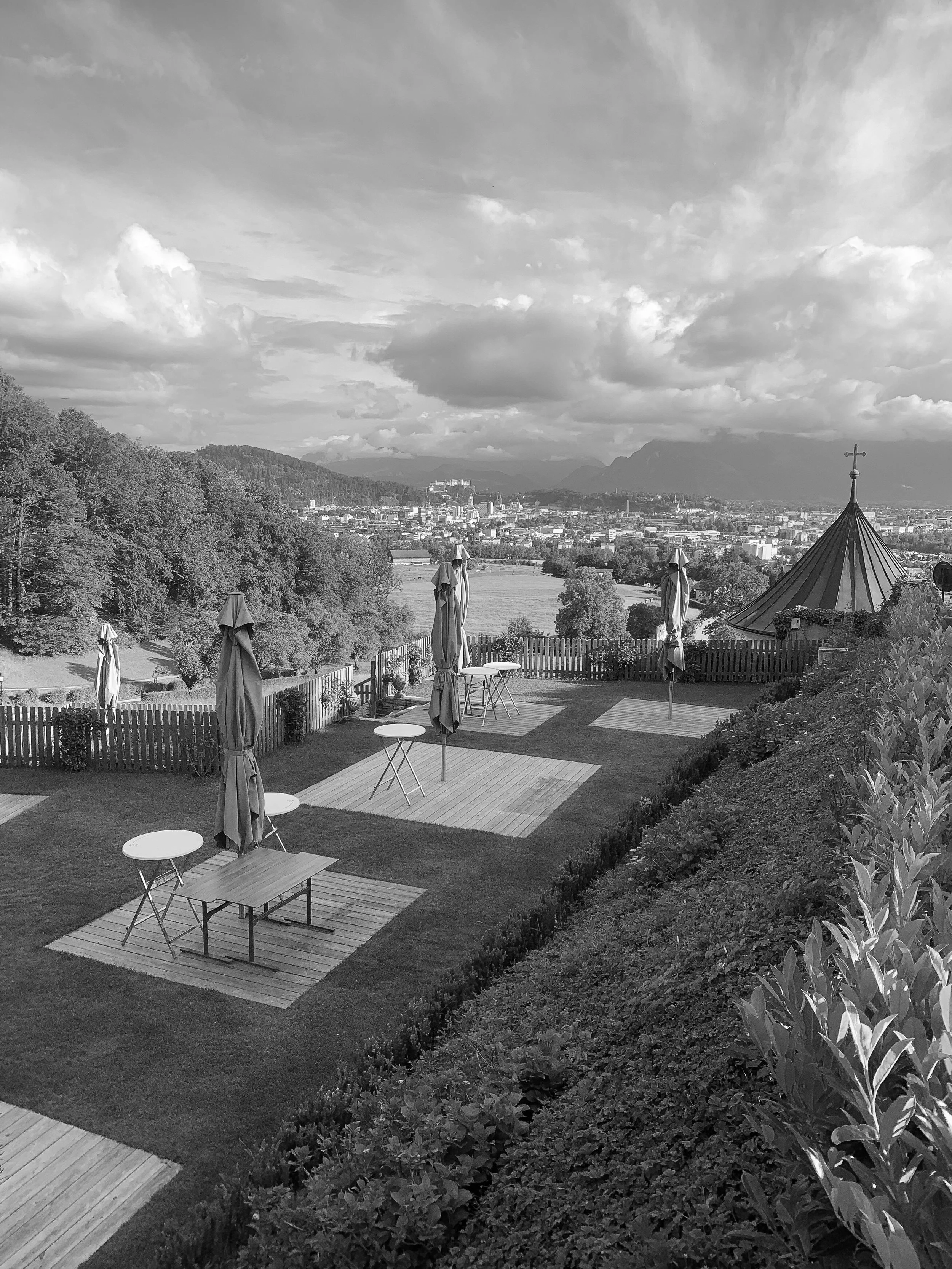 view from Maria plain gasthaus