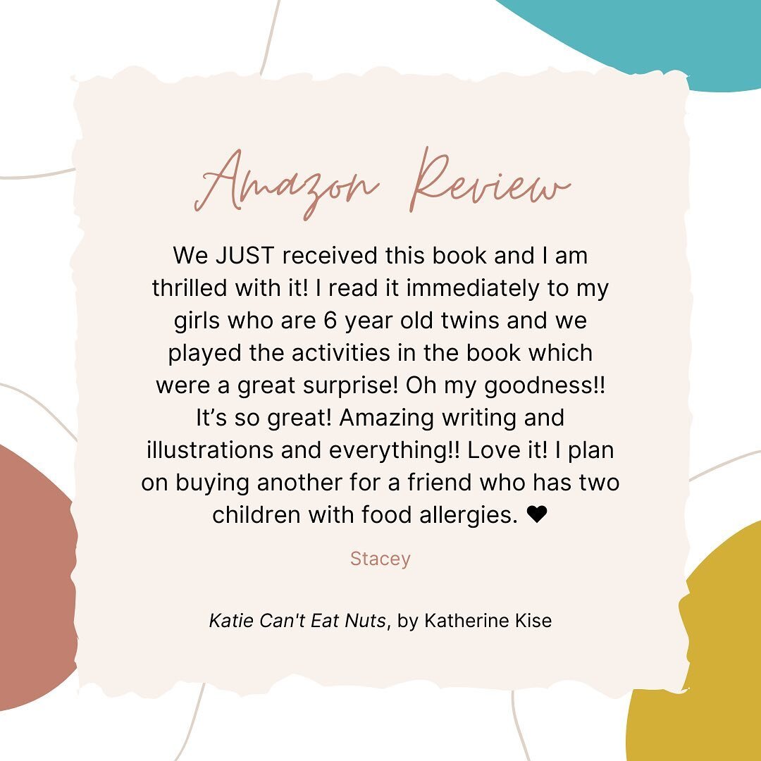 This review made me smile today. I wrote Katie Can&rsquo;t Eat Nuts with the hope that I could help normalize food allergies and other health issues that may lead kids to feel - or be seen as - &ldquo;different.&rdquo; With each positive review, I fe