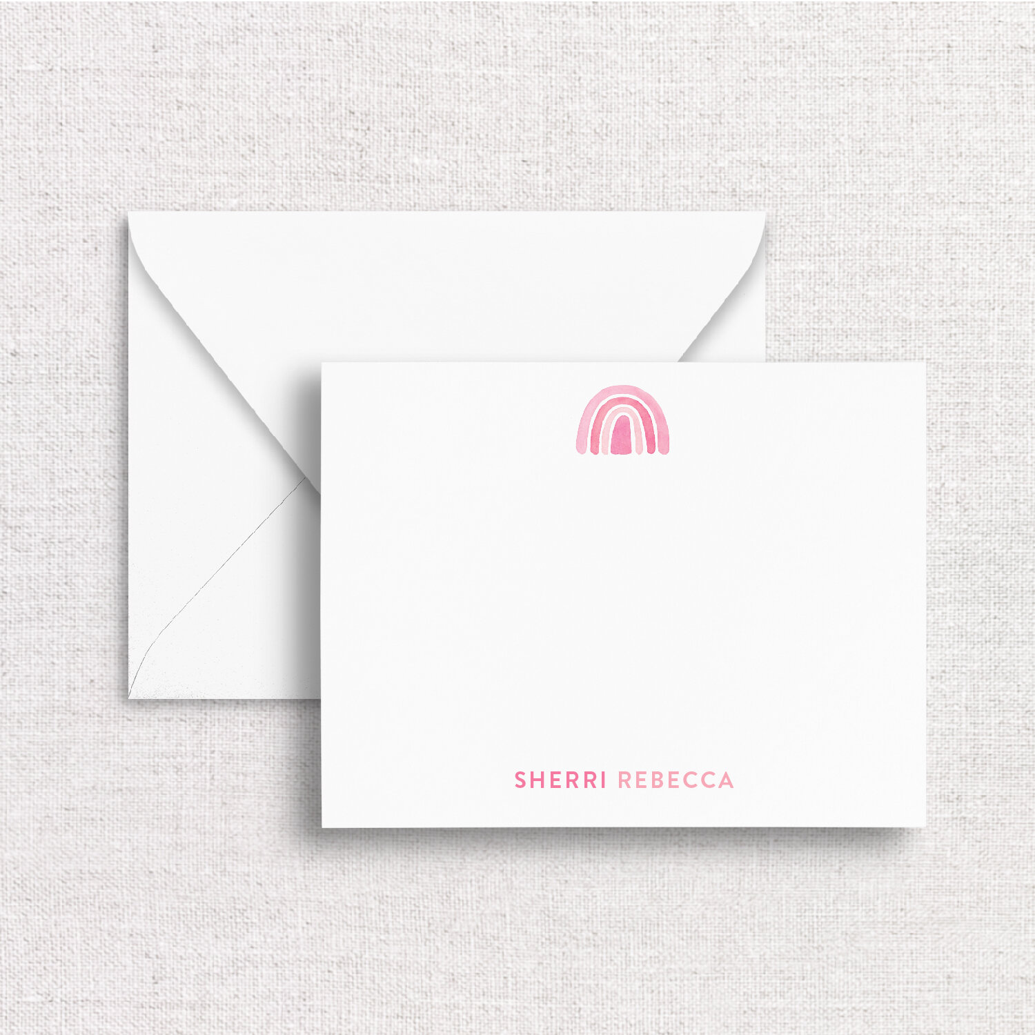 Rainbow Custom Notecard