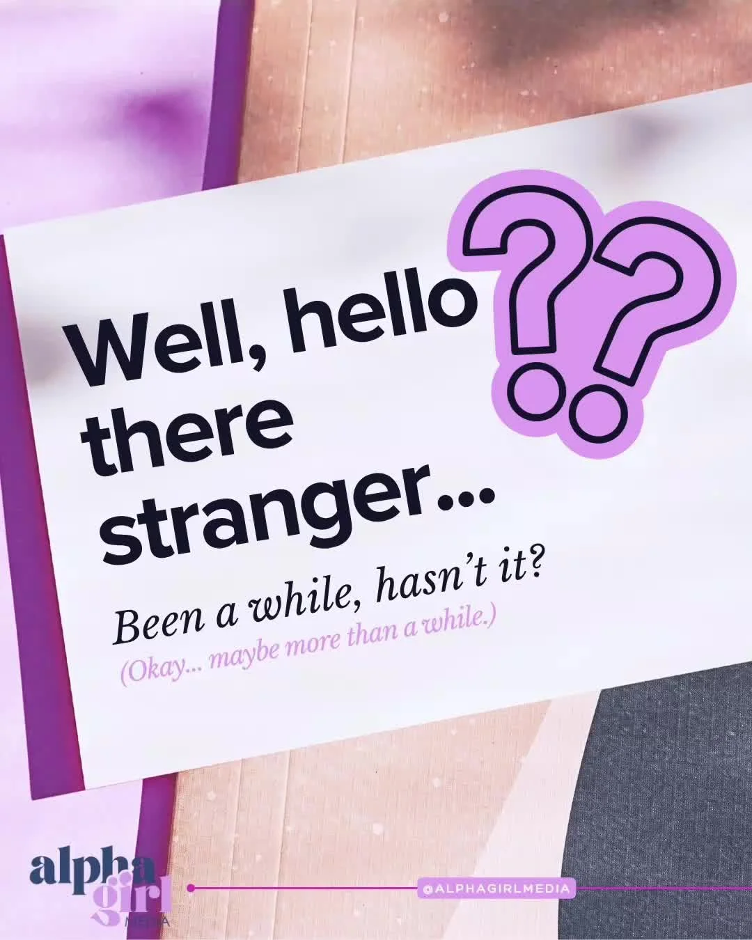 Well&hellip; that little break lasted longer than planned. 👀

Between designing new websites, joining a marketing team for a bit (yes, they even made me a farewell magazine cover - office tradition, so cool!), and giving Alpha Girl Media the refresh