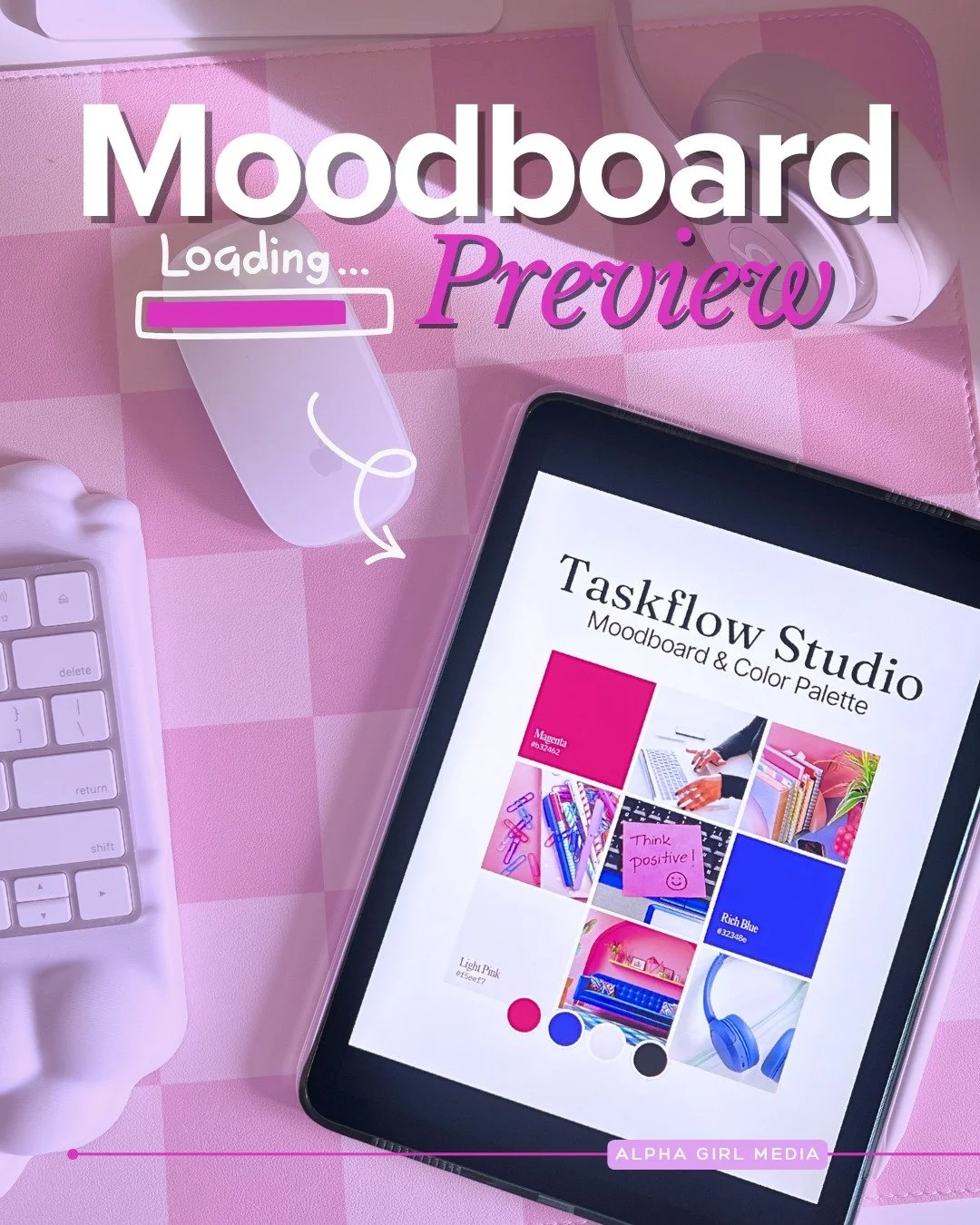 I told myself I&rsquo;d design something neutral next&hellip; And then I opened Pinterest, saw hot magenta, and well... here we are 😅 

I&rsquo;m working on a new Squarespace website template for virtual assistants, admins, and other behind-the-scen