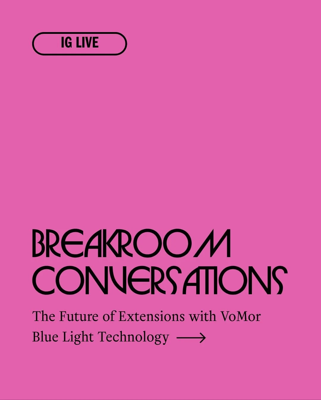 JOIN US LIVE TODAY AT 2 PM CST 🚨

We&rsquo;re breaking down @vomor Blue Light Technology with @jason6183 and why it&rsquo;s changing extensions for good. 

Apply on fragile hairlines. 
Blend into short fringe. 
Fill thinning crowns. 
Nearly invisibl