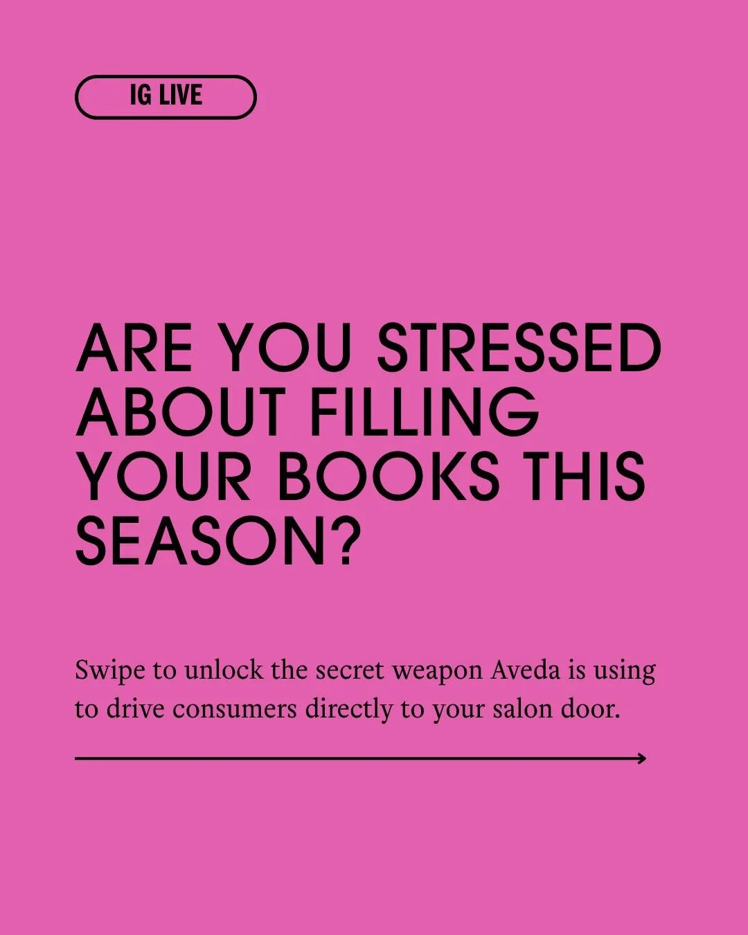 SET YOUR REMINDERS!

We're pulling back the curtain on the campaigns designed to DRIVE GUESTS TO YOUR SALON! 🚗

Join our next #BreakroomConversation with Tatum &amp; Alberto as we dive deep into &quot;Hair in Chairs&quot; the strategic campaign that