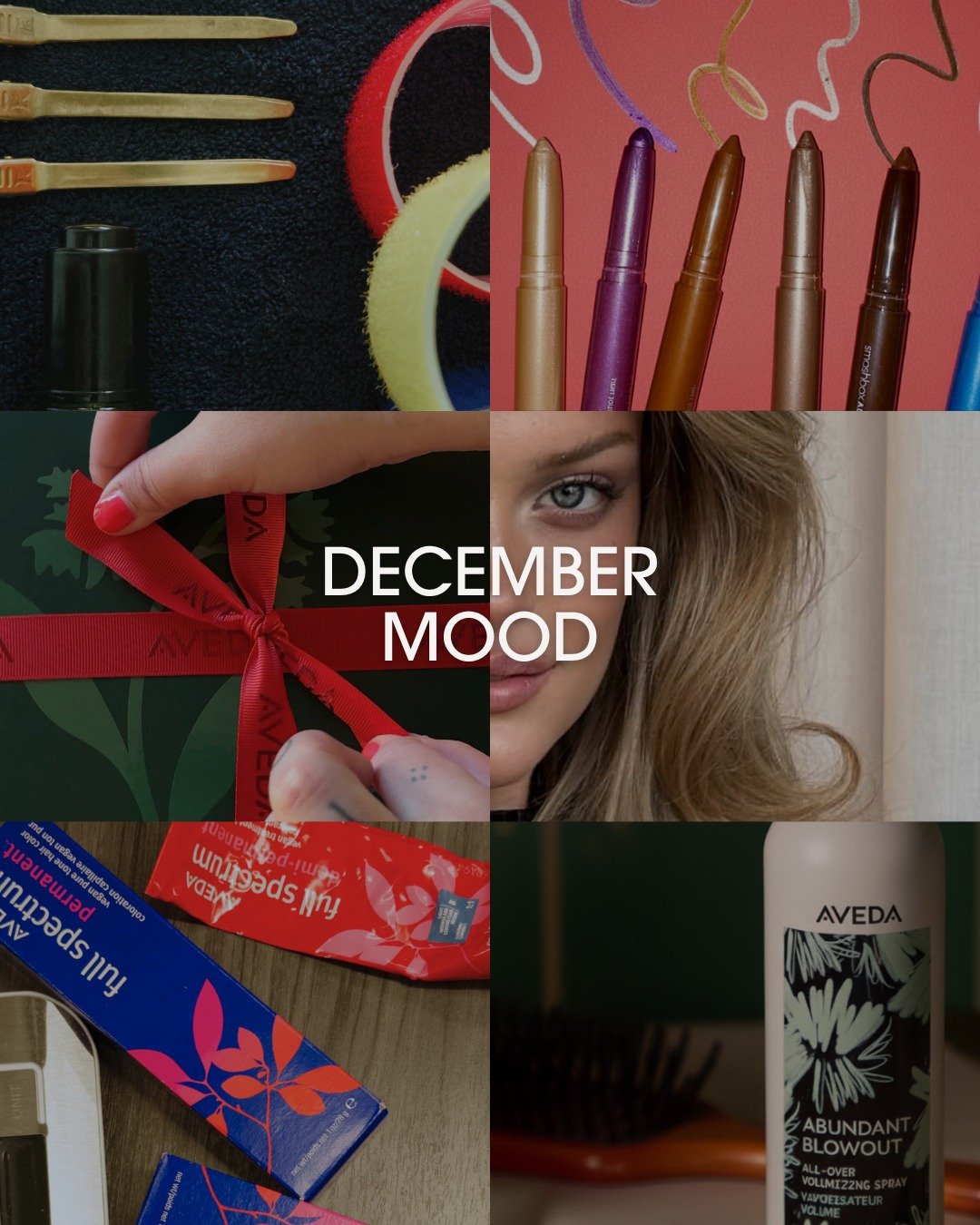 December is here ✨

It's the month of high-demand artistry: the luxurious finish of Abundant Blowout&trade; volume, perfectly placed ribbons, and the customized richness of Aveda Color.

This is the rhythm of your busiest season. Master the moment. L