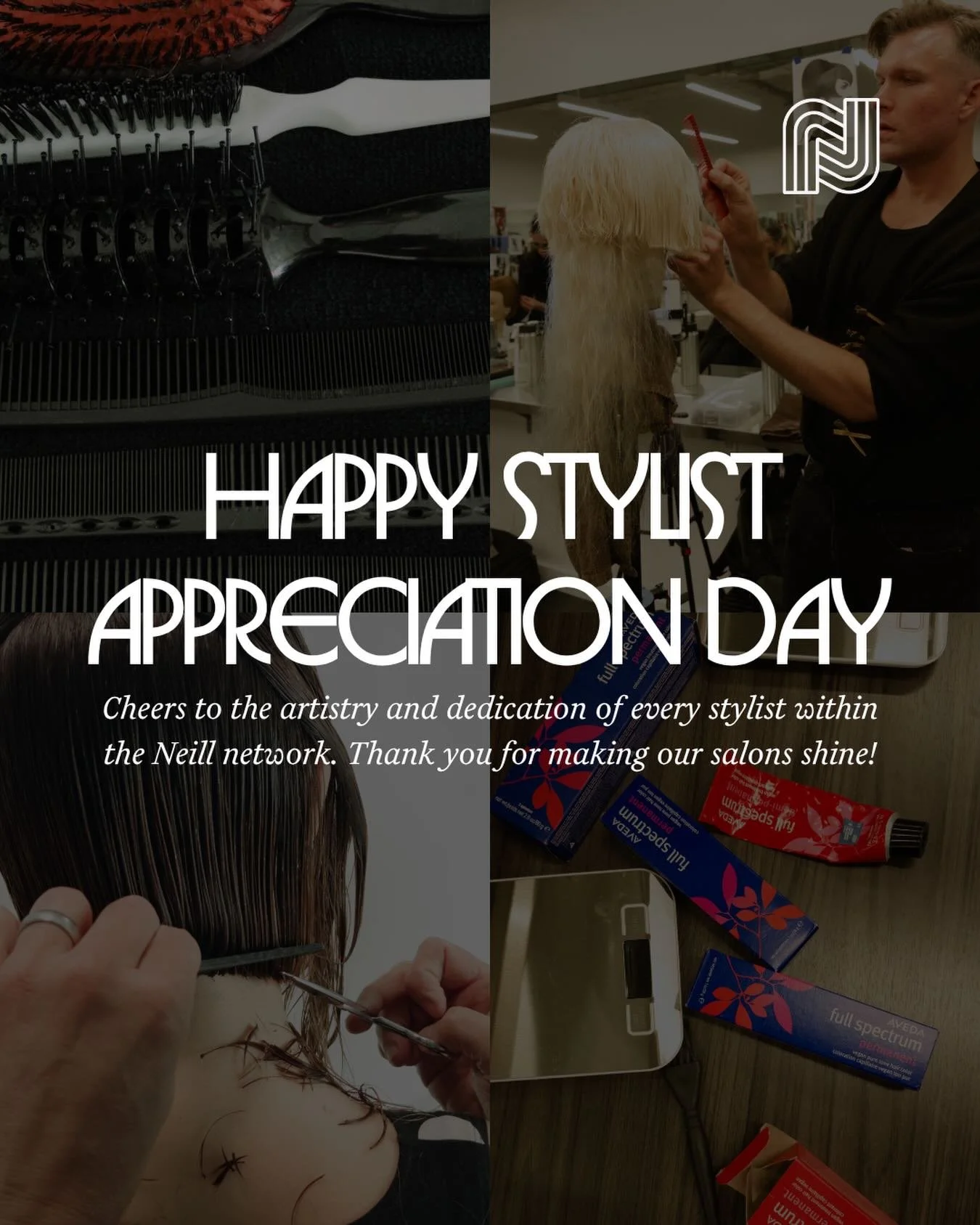 Happy Stylist Appreciation Day 🖤

Today is about the hands that create, the eyes that envision, and the technical precision that defines the Neill network. We are constantly inspired by the artistry and dedication you bring to the chair every single