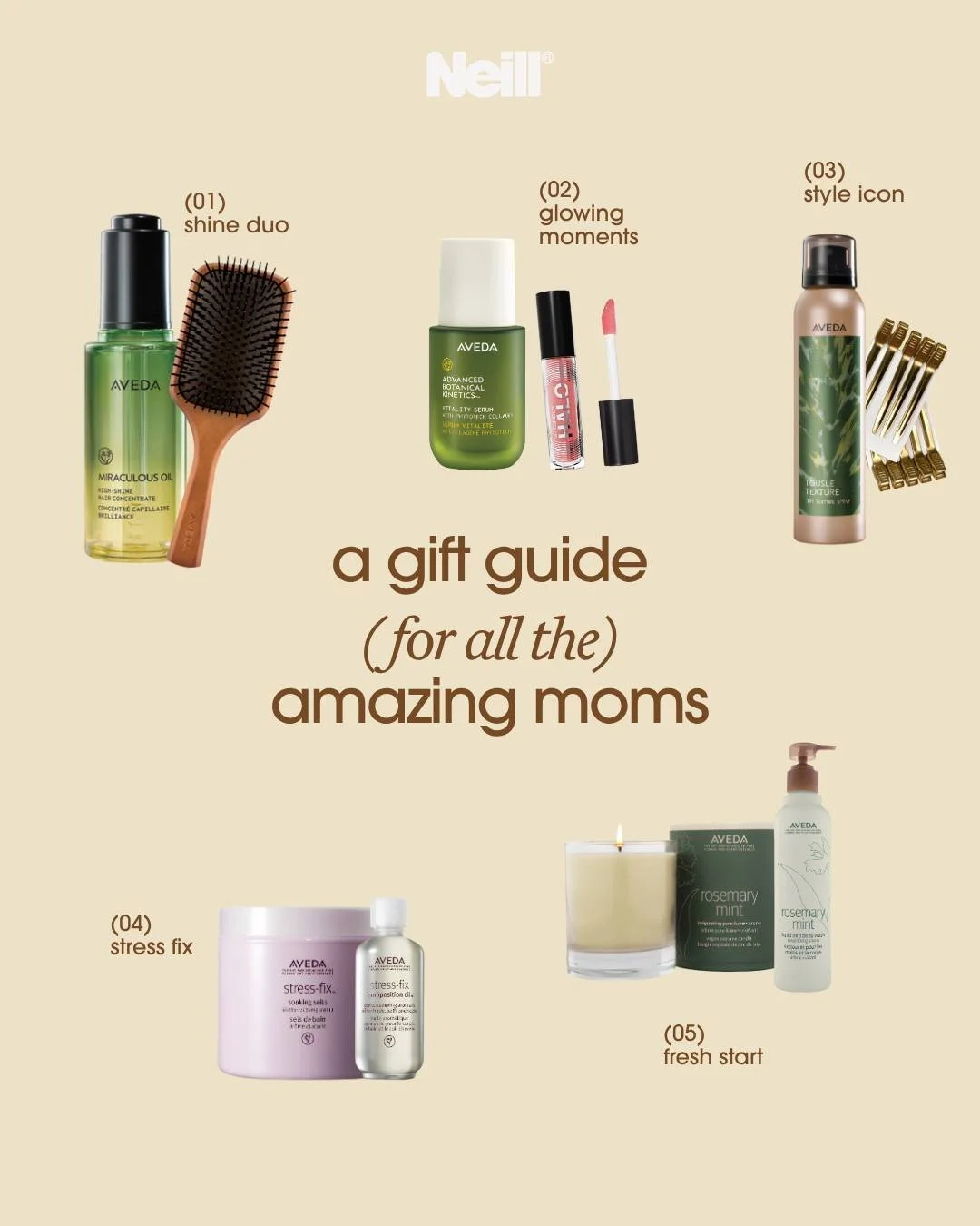 Mom called... she said she wants to feel the love this year. 💐

We&rsquo;ve rounded up 5 curated pairings of Aveda and Smashbox that Mom will adore, but we know the best gifts are sometimes the most personal.

From glowing skincare to spa-at-home mo